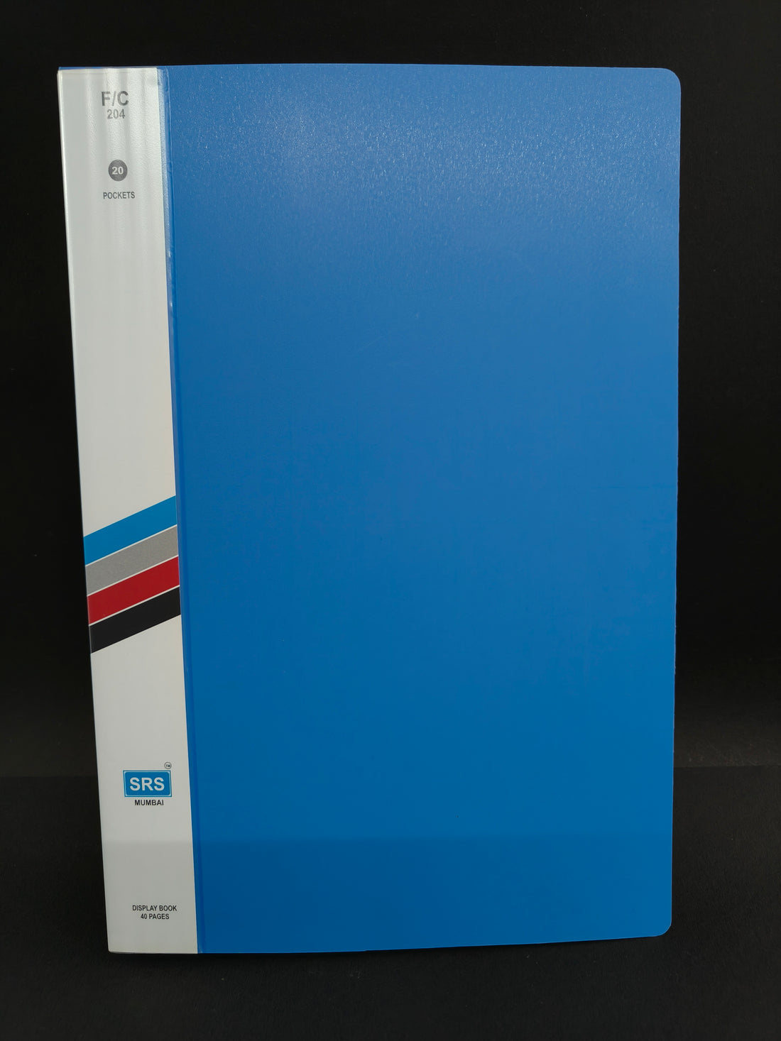 SRS FC Display Book 20 Pocket – File for Document Organization | Best for Schools, Offices & Court Use (Pack of 2 in Assorted Colours)