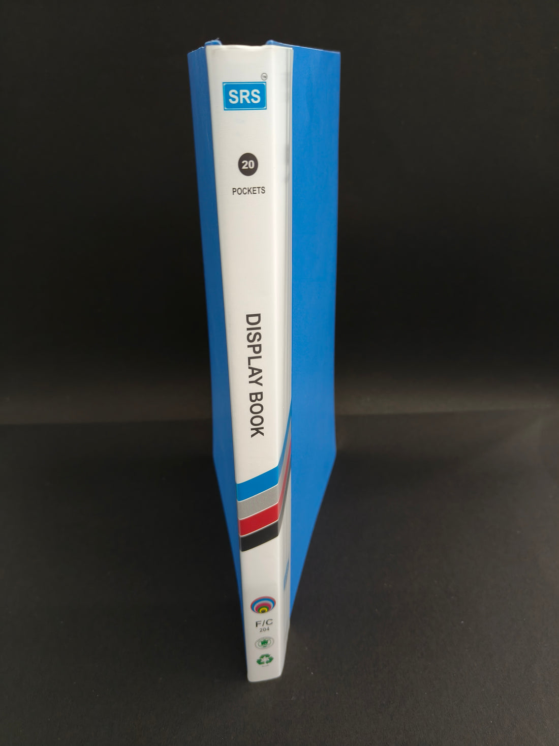 SRS FC Display Book 20 Pocket – File for Document Organization | Best for Schools, Offices & Court Use (Pack of 2 in Assorted Colours)