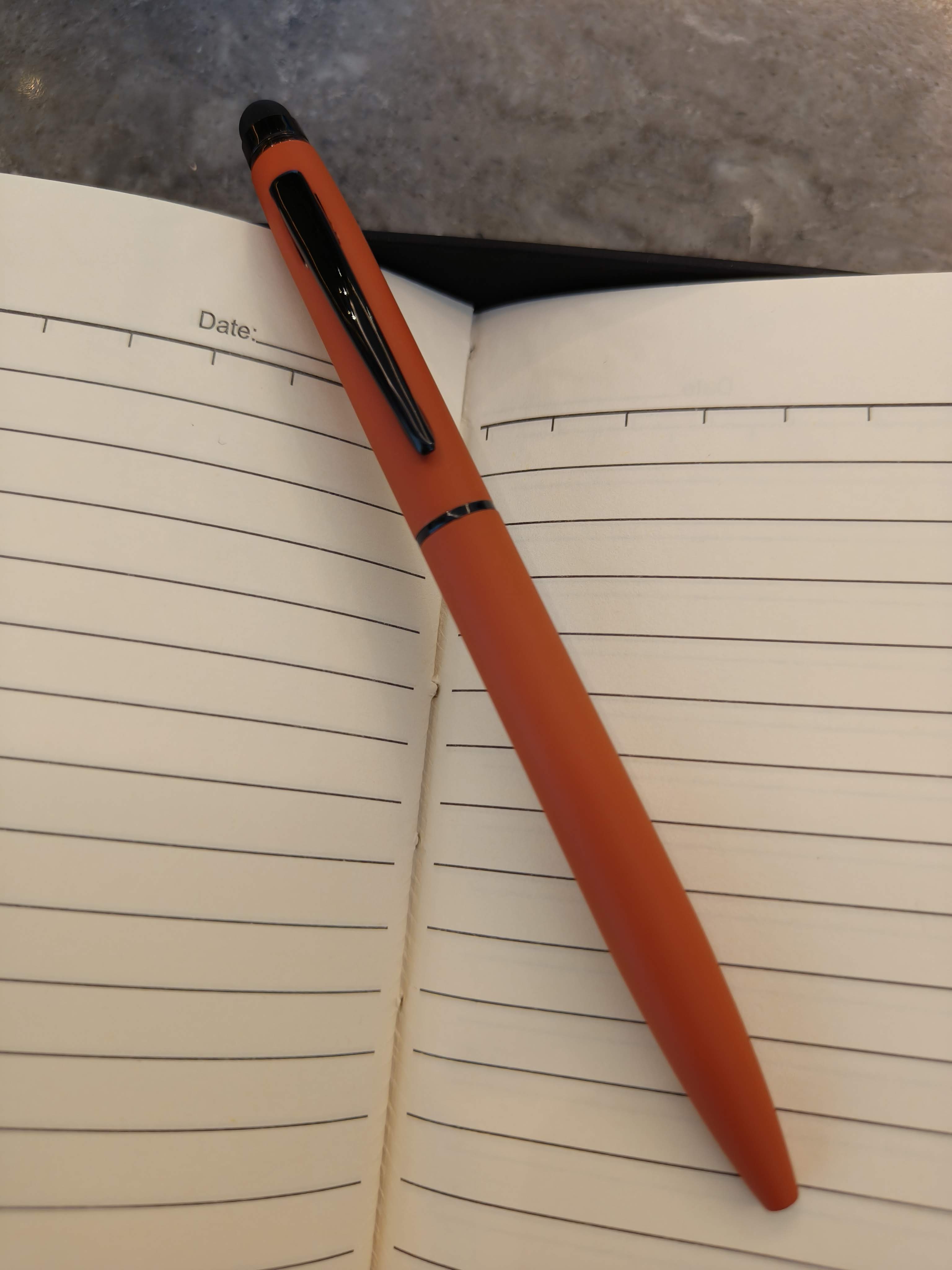 2 in 1 Office Gift Set of Pen and Notebook Diary with Personalized Name Engraving Option | A Gift for all Corporate and Personal Occasions