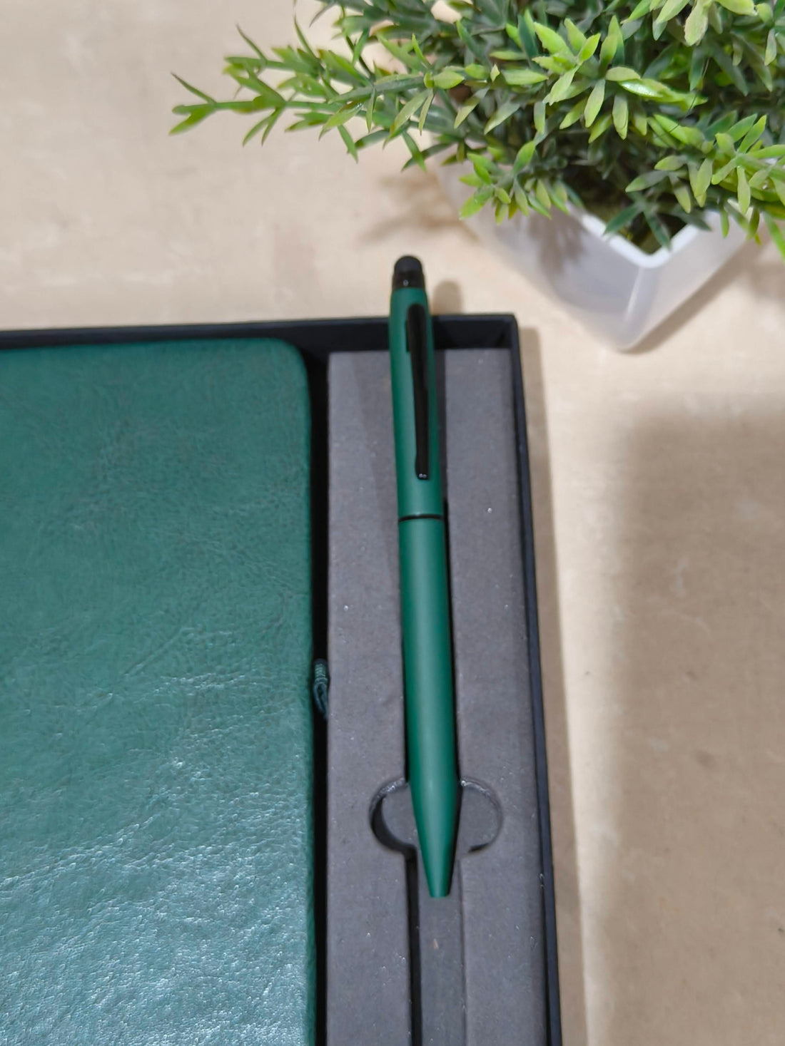 2 in 1 Office Gift Set of Pen and Notebook Diary with Personalized Name Engraving Option | A Gift for all Corporate and Personal Occasions