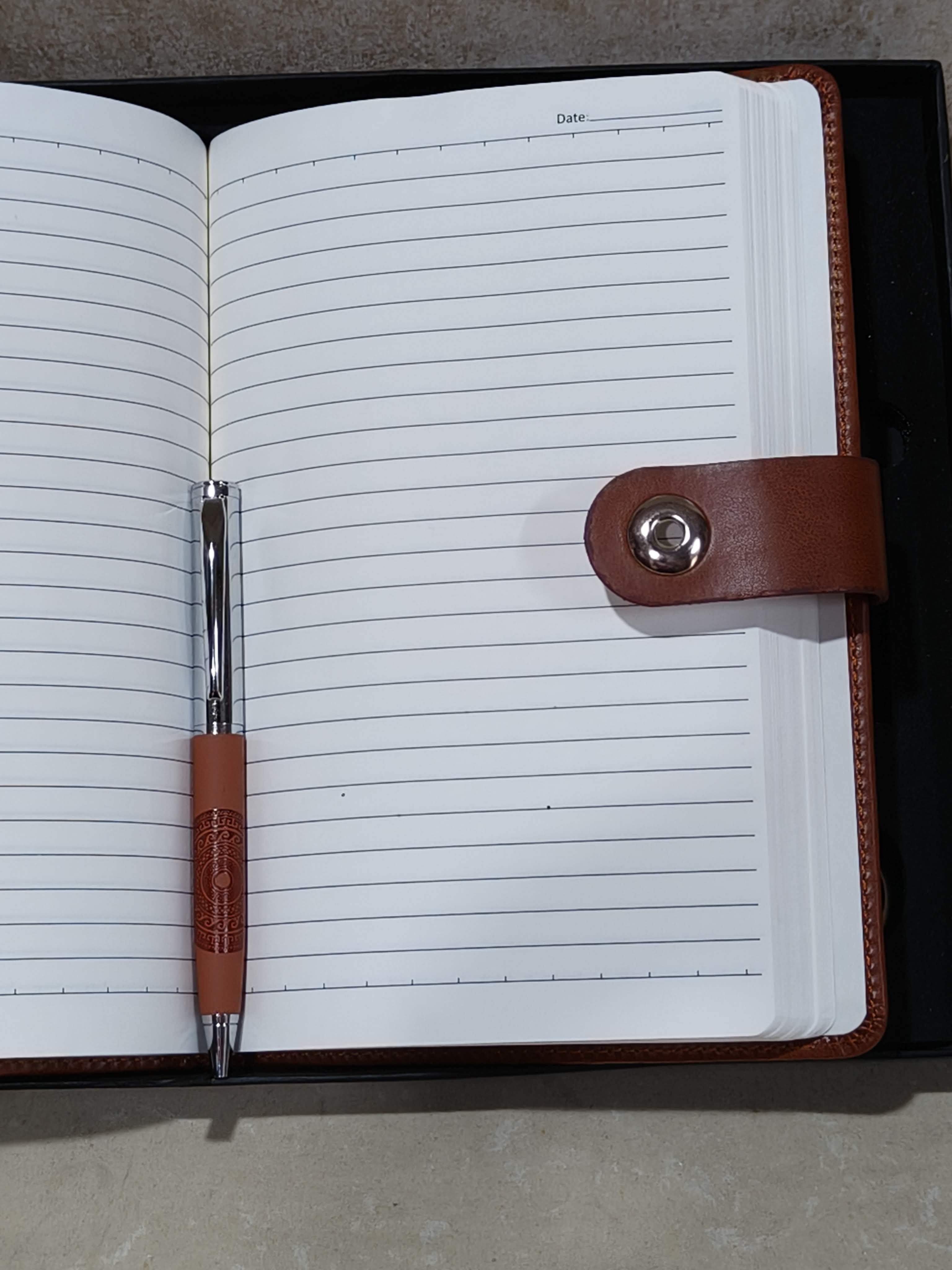 Premium Executive Gift Set with Pen, Diary, Keychain & Card Holder | Perfect Employee & Client Recognition Gift