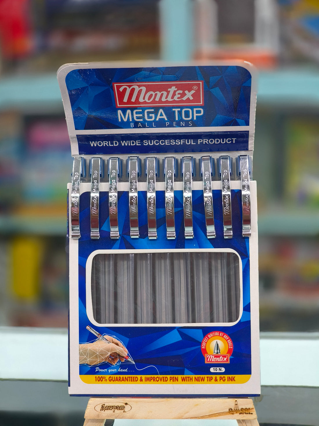 Montex Mega Top Ball Pen - Pack of 10
