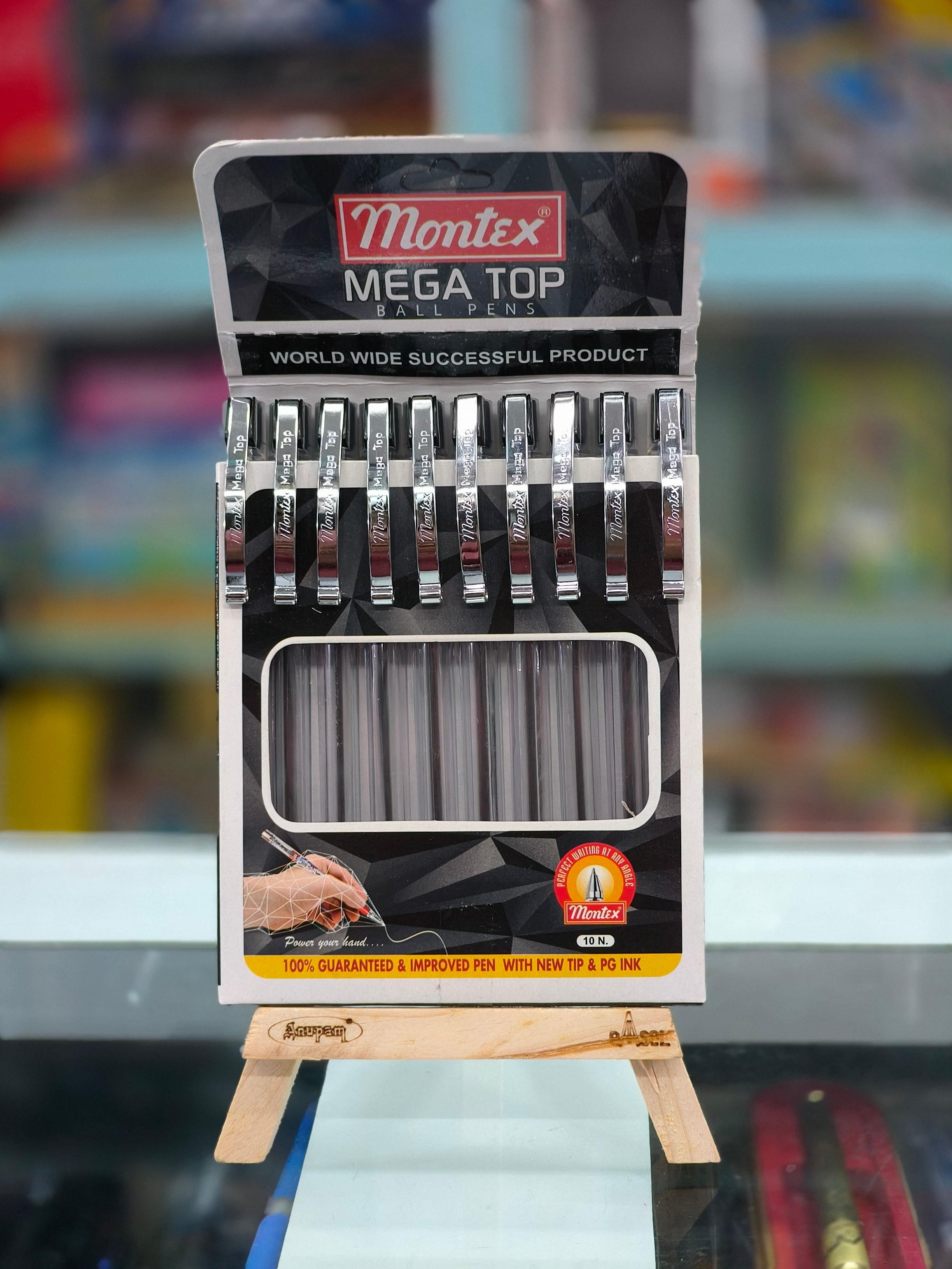 Montex Mega Top Ball Pen - Pack of 10