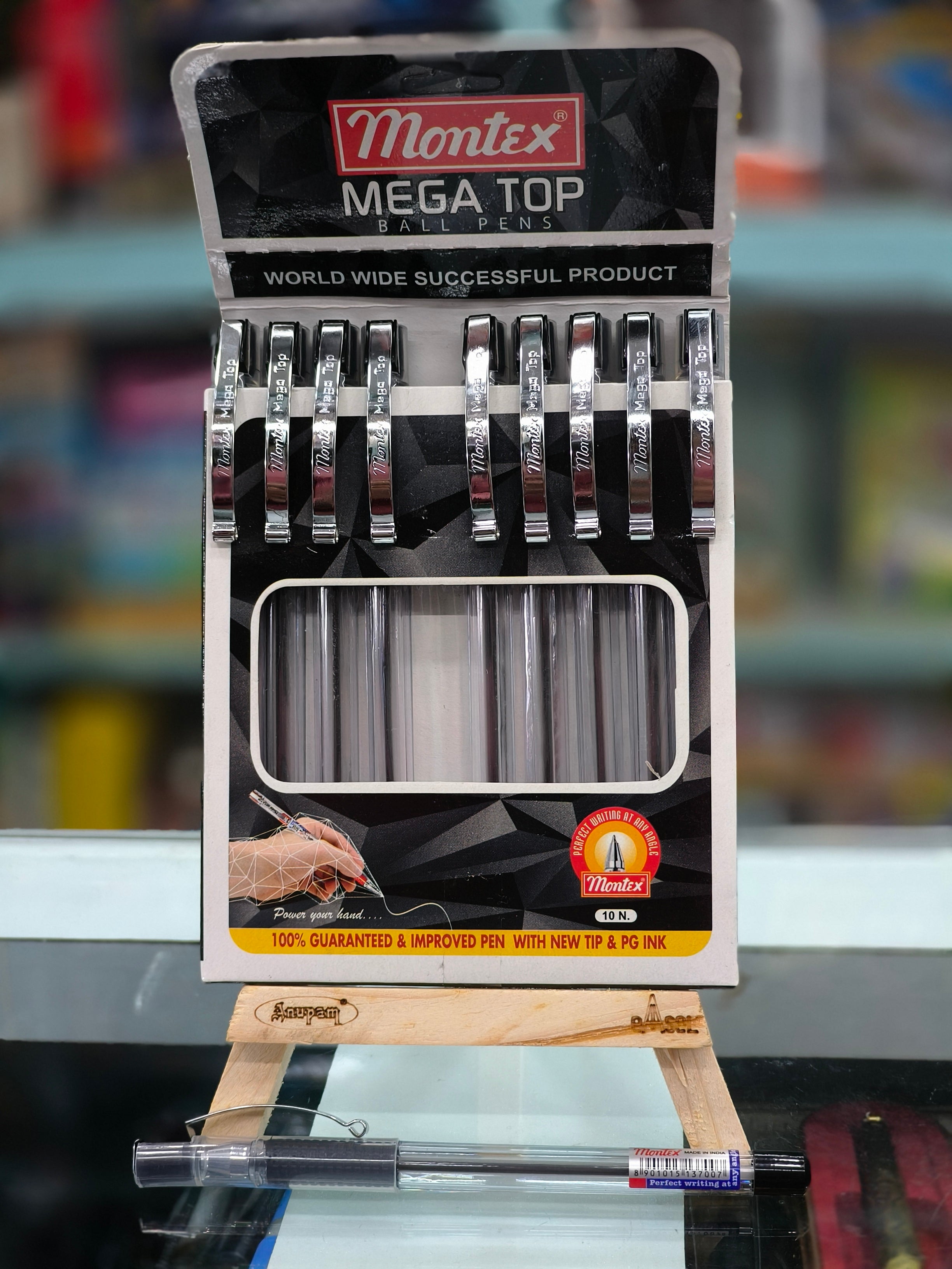 Montex Mega Top Ball Pen - Pack of 10