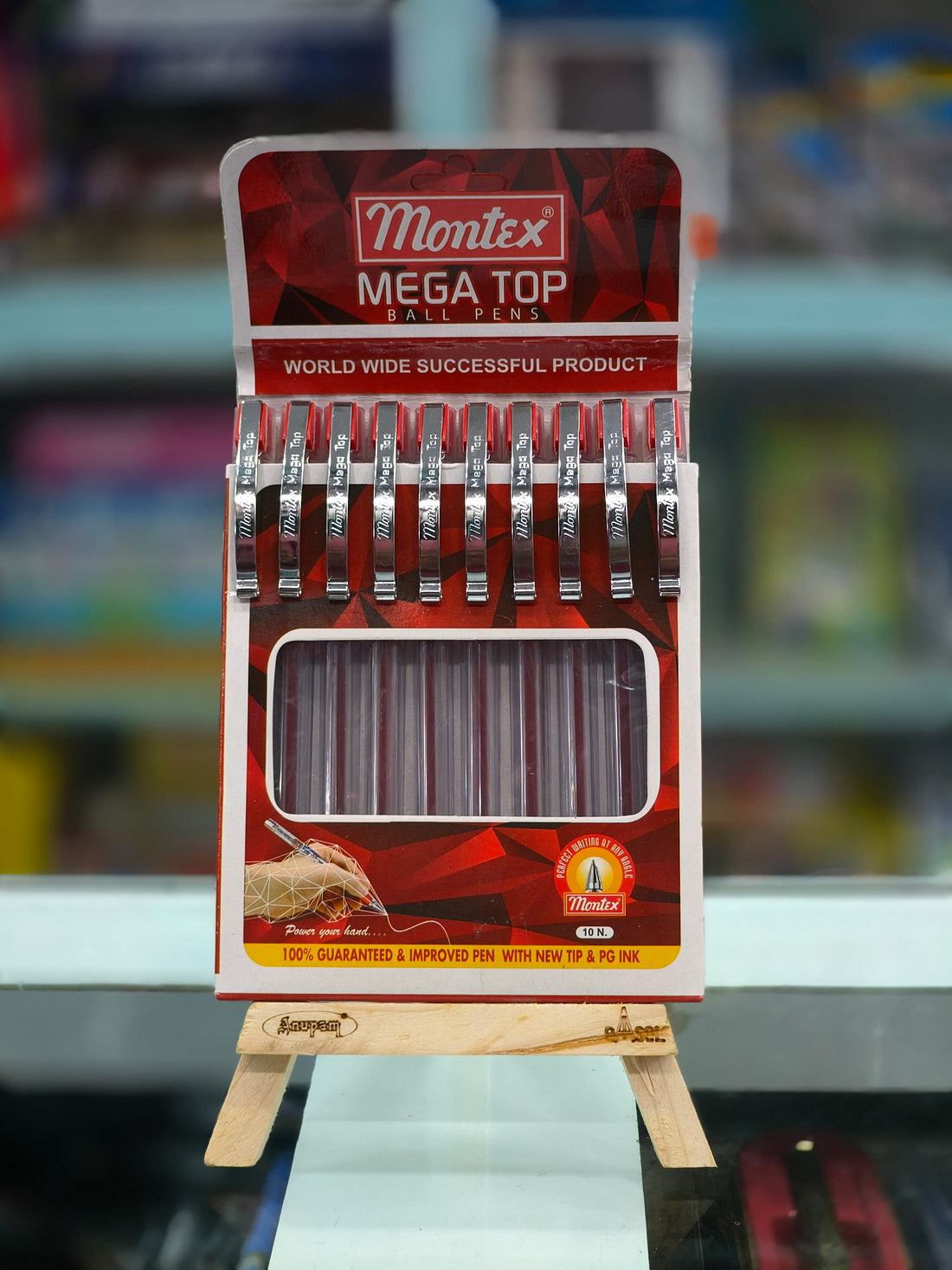 Montex Mega Top Ball Pen - Pack of 10