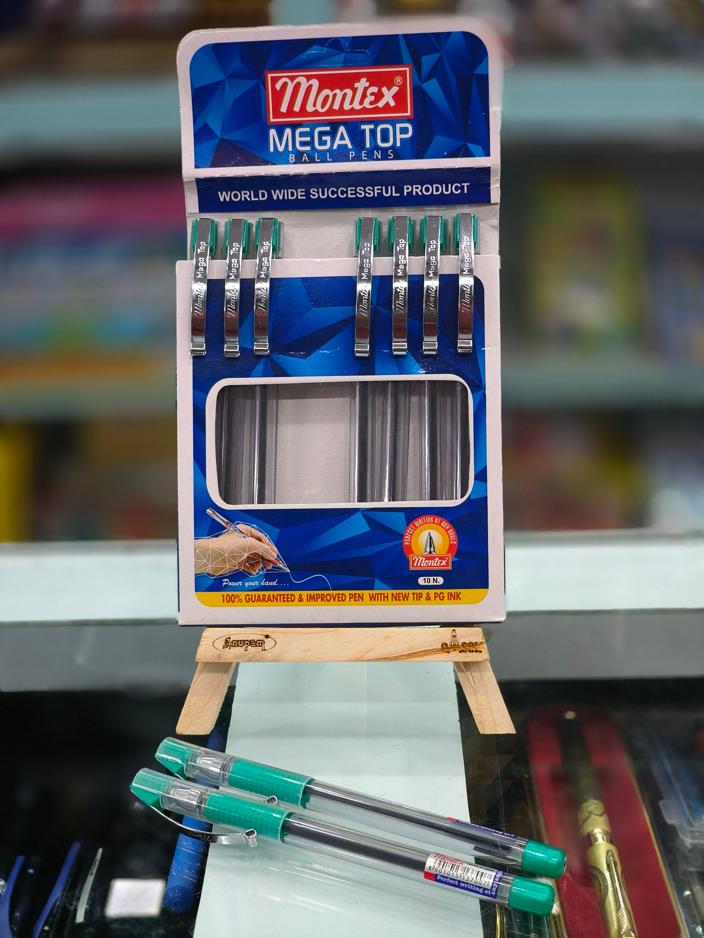 Montex Mega Top Ball Pen - Pack of 10