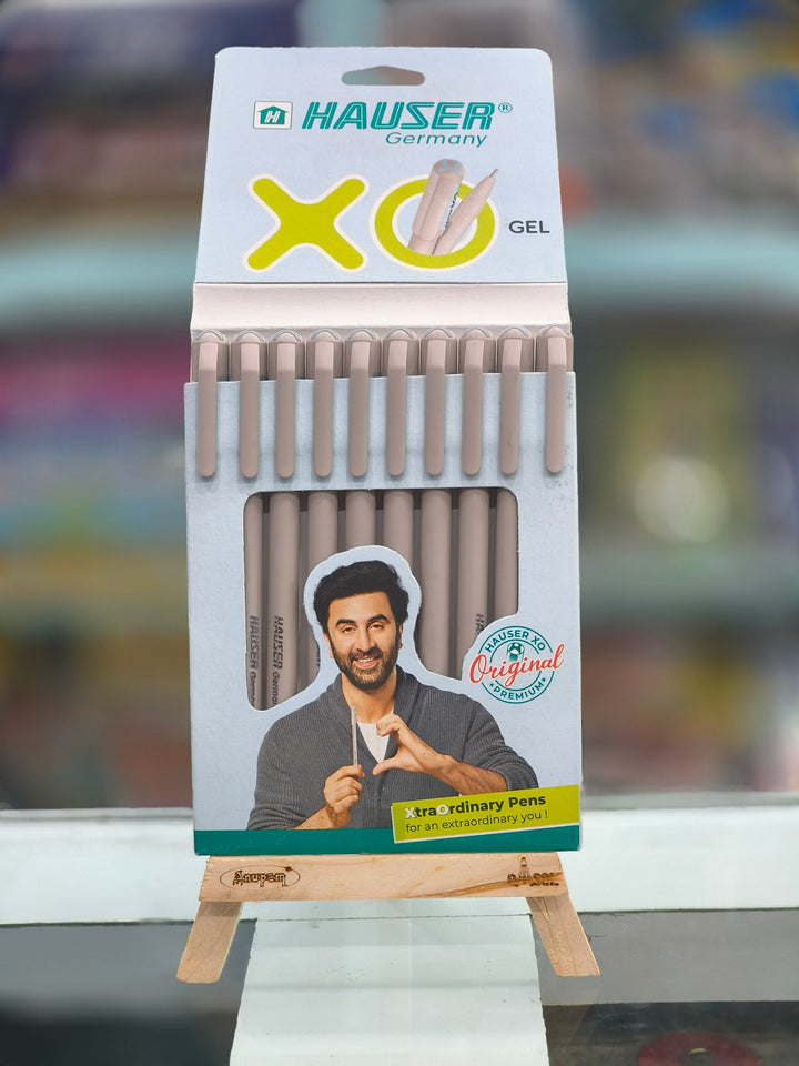 Hauser XO Gel Pen Wallet Pack | Ultra Durable Tip | Pack of 10 Pens