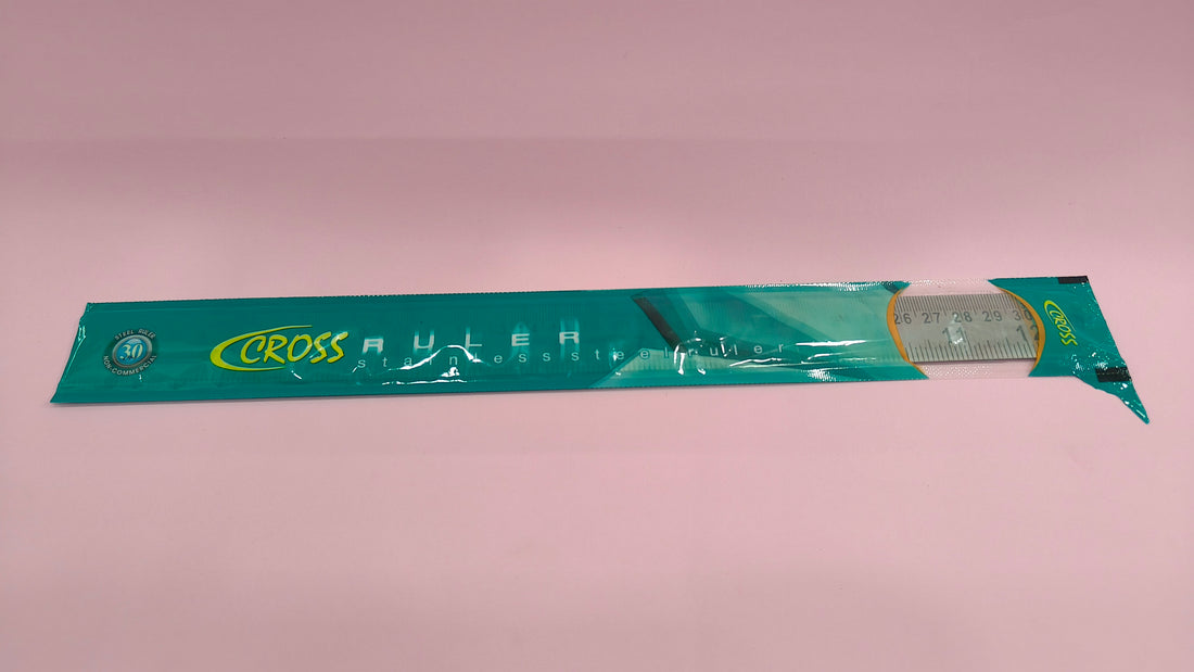 Cross Brand Stainless Steel Ruler Metric Ruler 12 Inch / 30 cms | Tools | Measuring & Layout Tools | Measuring Rulers