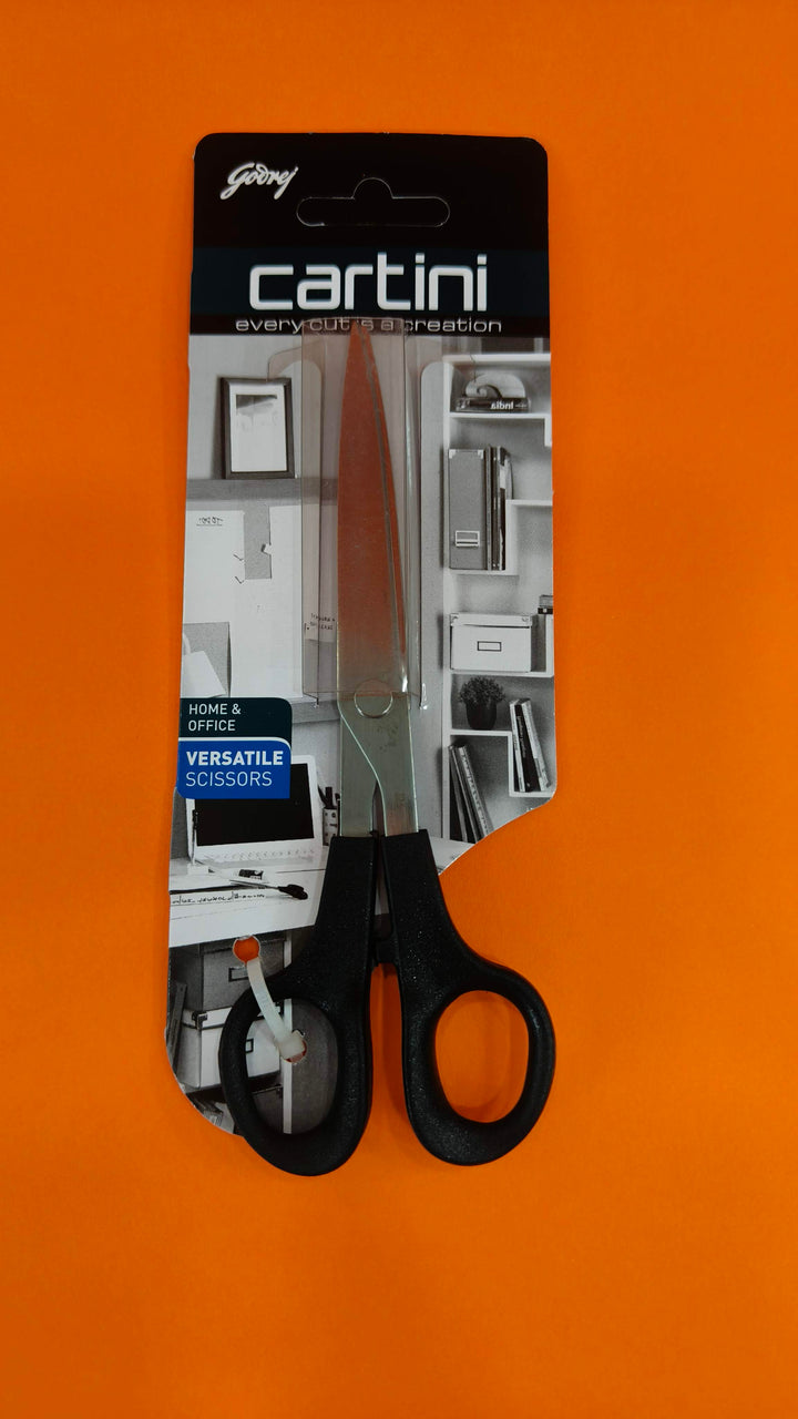 Cartini Scissors | Versatile Scissors | Perfectly Suited For Various Applications, Cutting Paper, Cloth & Thread | 6" High Grade Stainless Steel | 21.7 x 8 cm