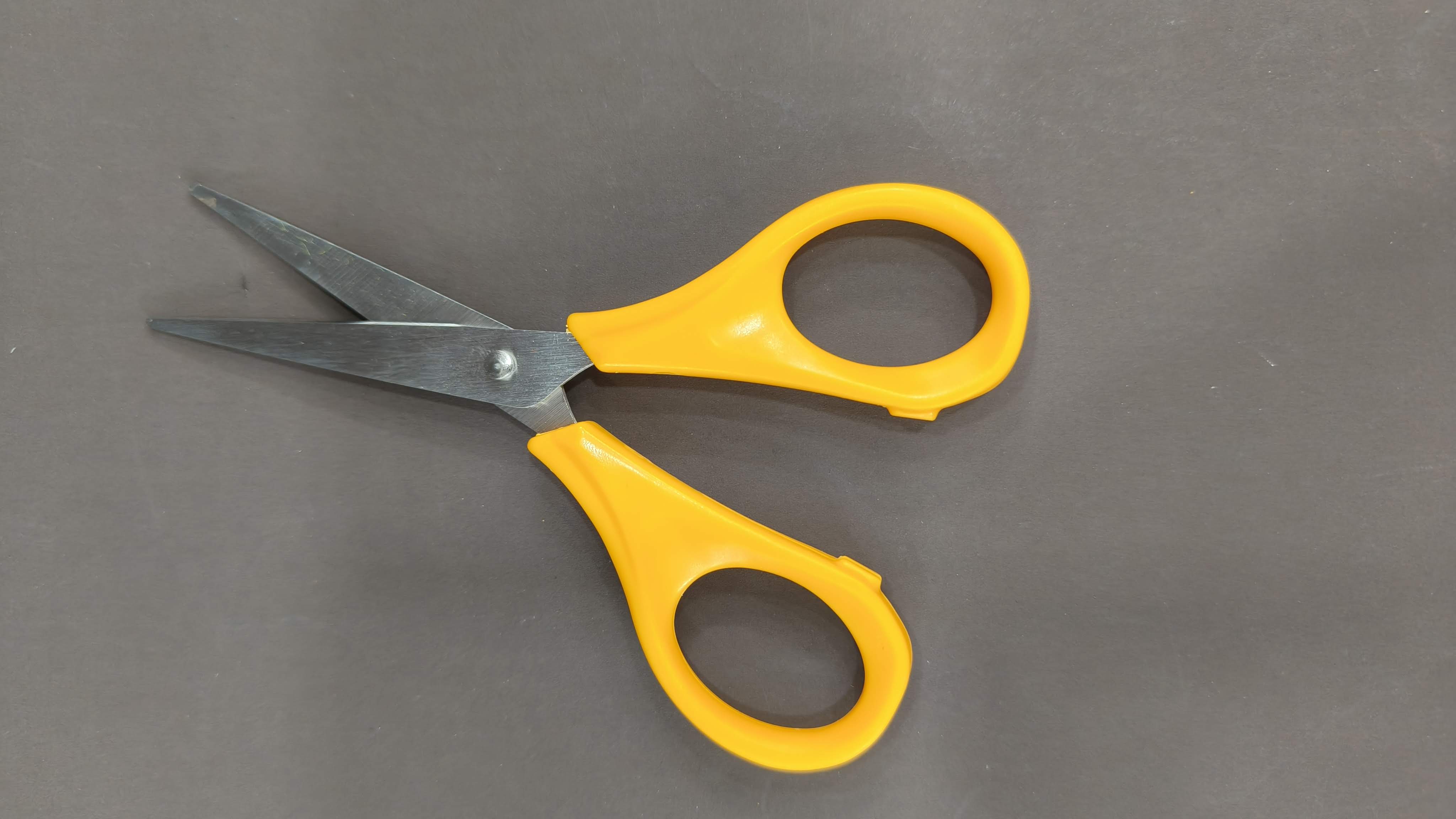 Kangaro KS-108 Scissors | Stainless Steel Blade | Multi Purpose Scissor | Ergonomic Handle | Comfortable Grip | Durable & Long Life | Smooth Cutting Performance | Ideal for Daily, Office, Household and School use