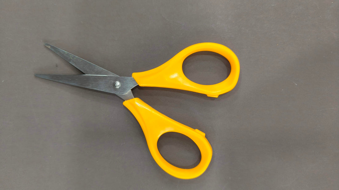 Kangaro KS-108 Scissors | Stainless Steel Blade | Multi Purpose Scissor | Ergonomic Handle | Comfortable Grip | Durable & Long Life | Smooth Cutting Performance | Ideal for Daily, Office, Household and School use