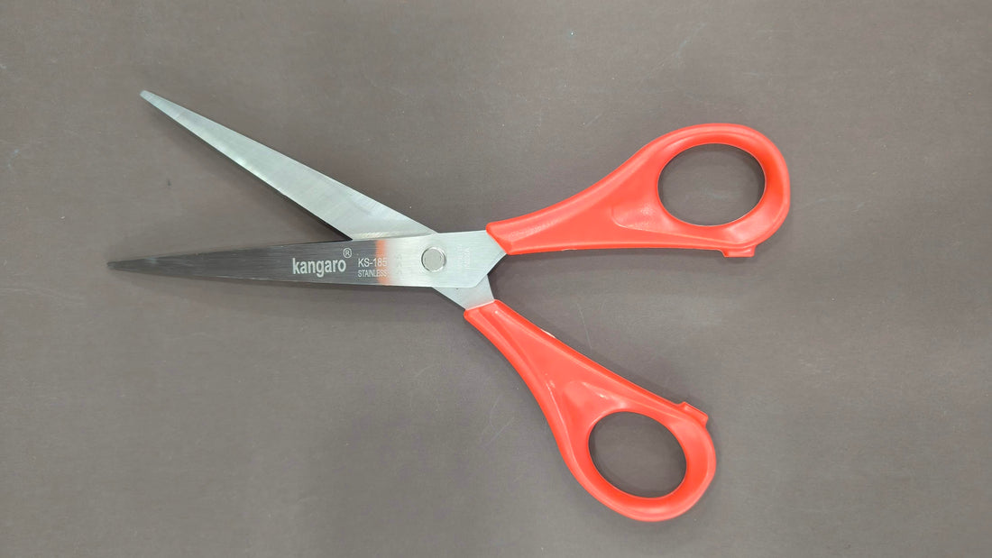 Kangaro KS-185 | 185 mm | Stainless Steel Scissors | Ergonomic and Comfortable Handle