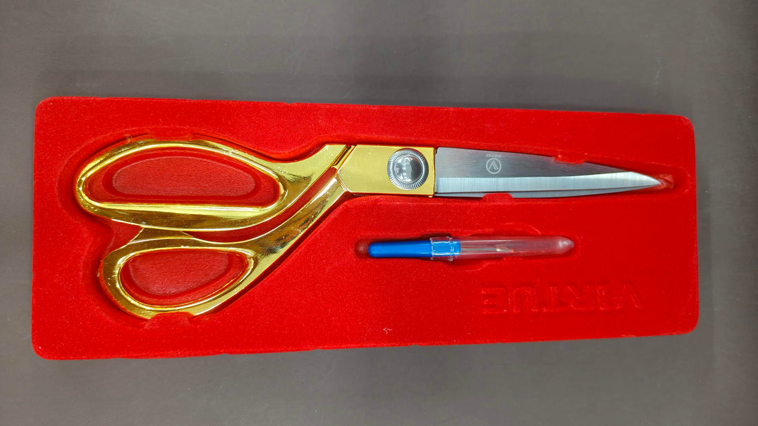 Dexean Stainless Steel Professional Tailoring Scissors | Golden | 8.5"