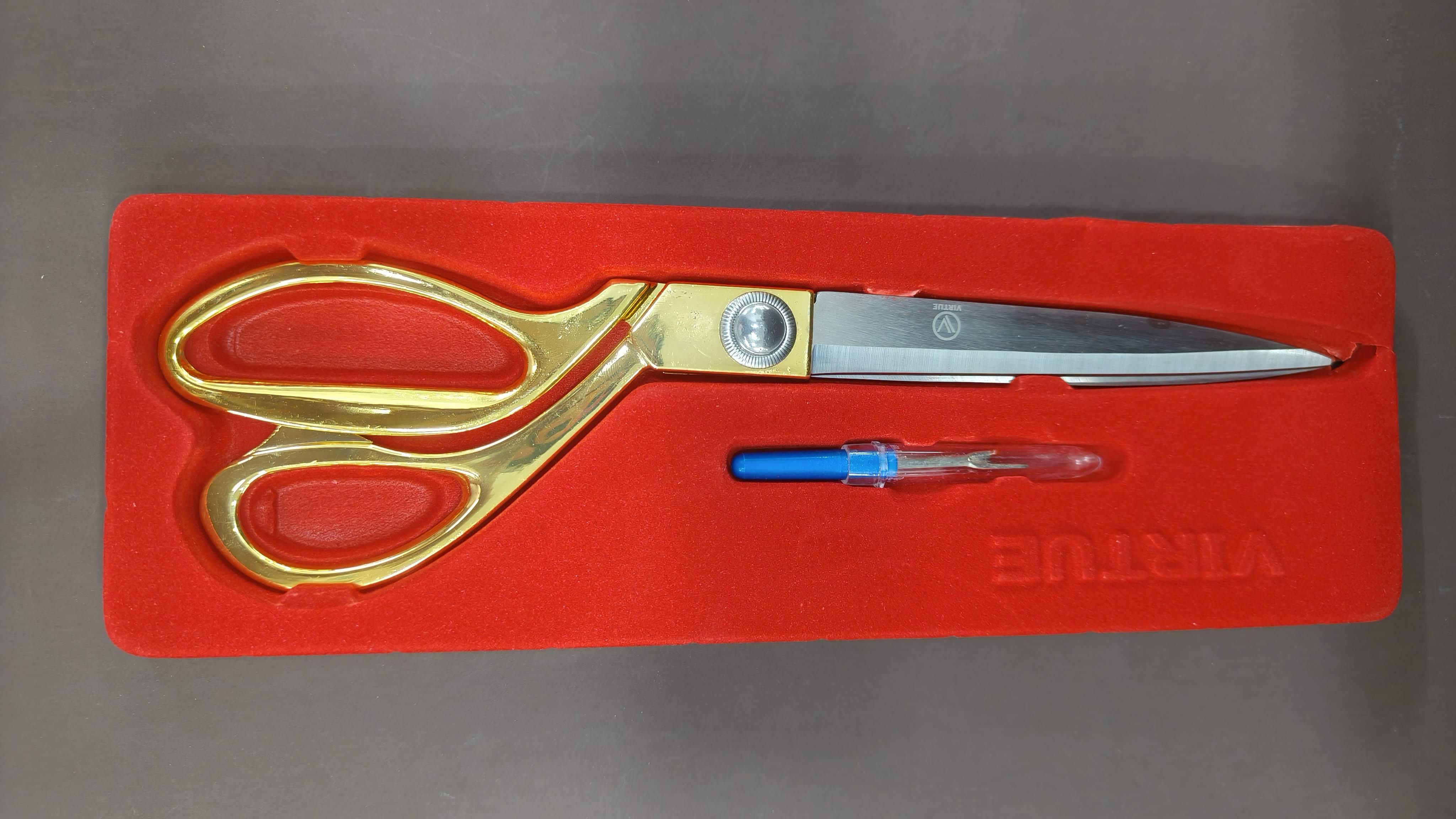 Virtue 10.5 inch VRK38 Scissors | Golden, Silver