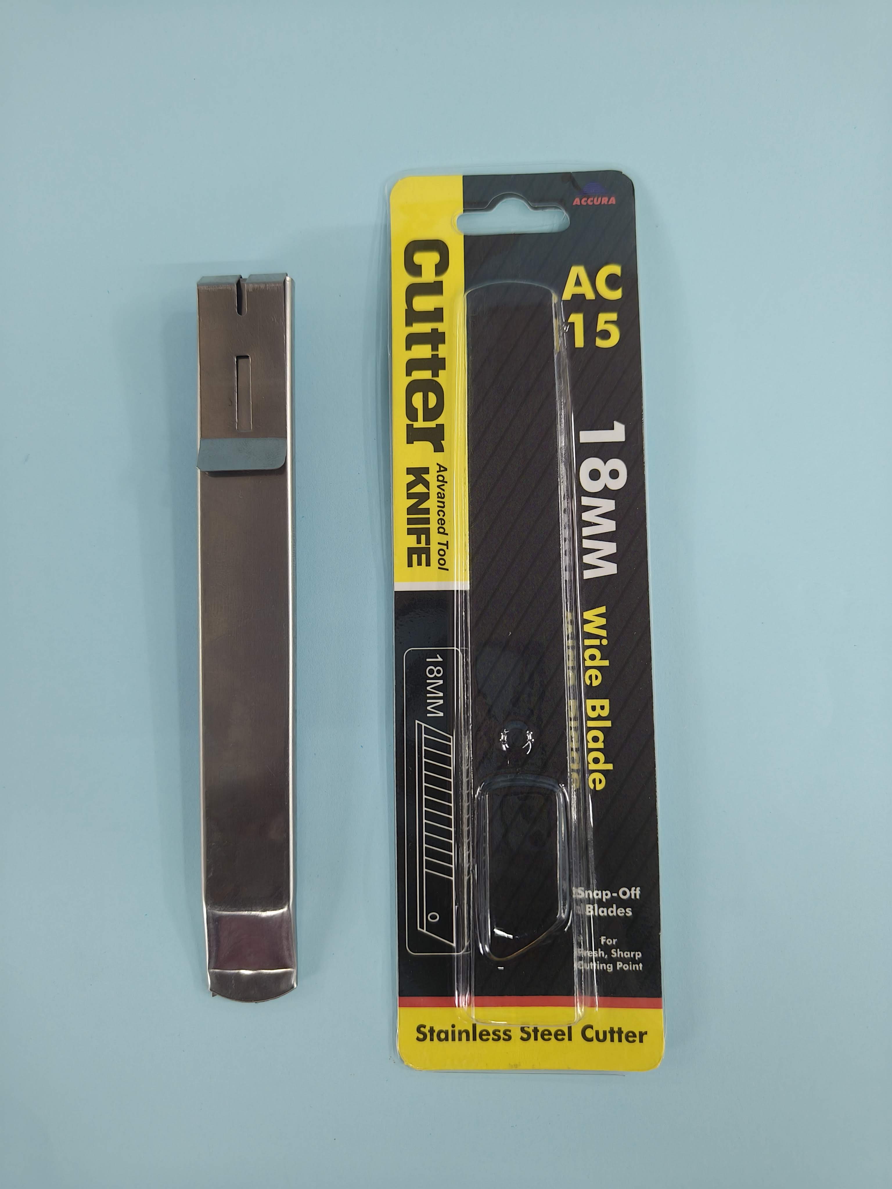 Accura AC 15 18 mm Stainless Steel Cutter | Wide Blade (Set of 2)