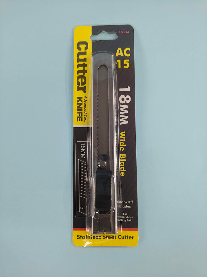 Accura AC 15 18 mm Stainless Steel Cutter | Wide Blade (Set of 2)