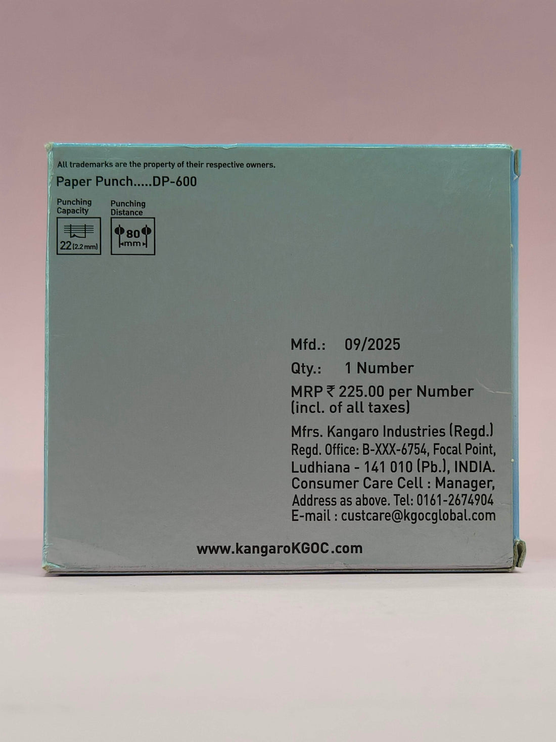 Kangaro DP-600 Paper Punch Brand: kangaro