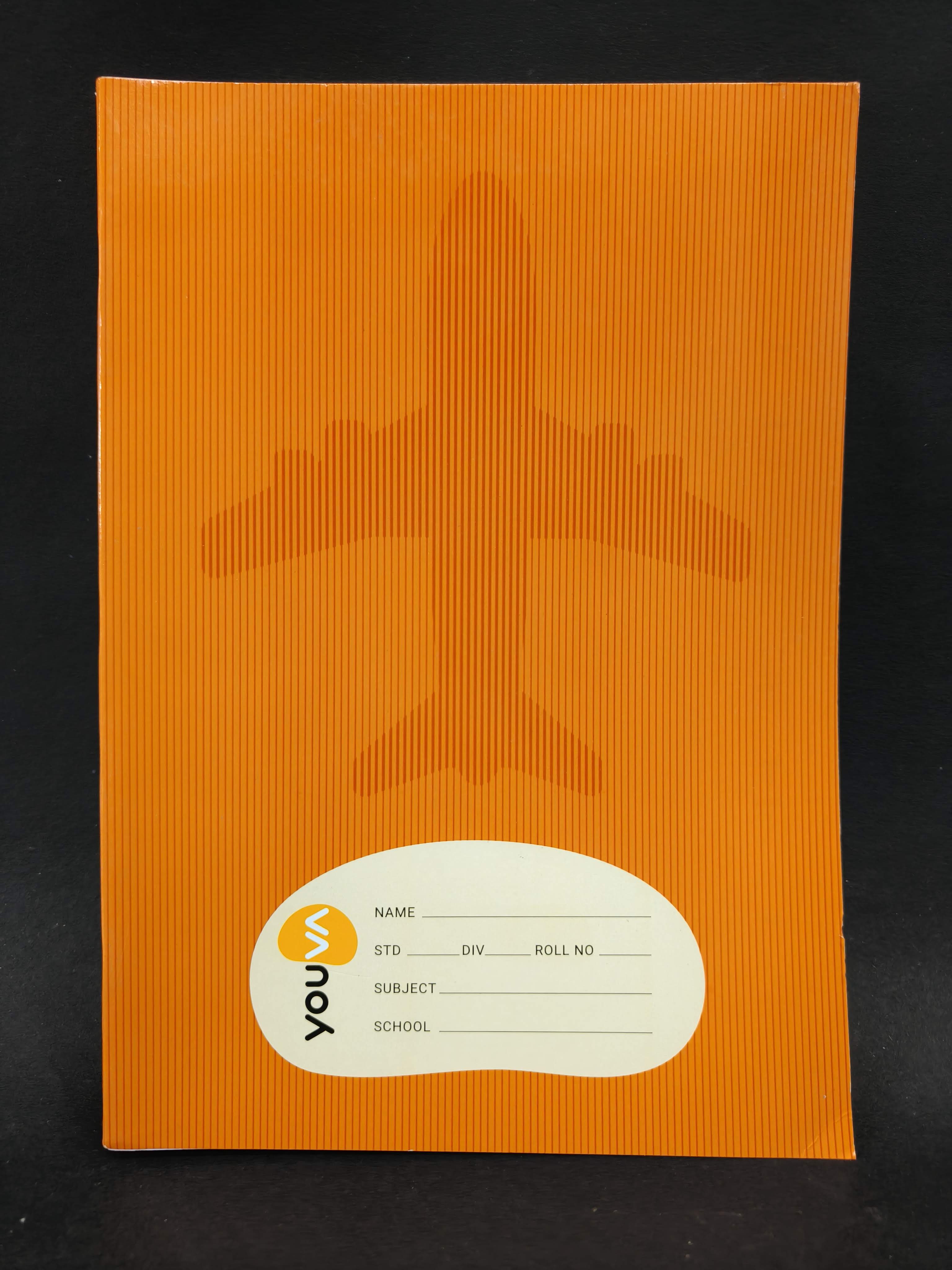 172 Pages A4 YOUVA Navneet Brown Note Book | A4 Long Book – Brown Cover | 21x29.7 cm | Single Line | 172 Pages | Pack of 6