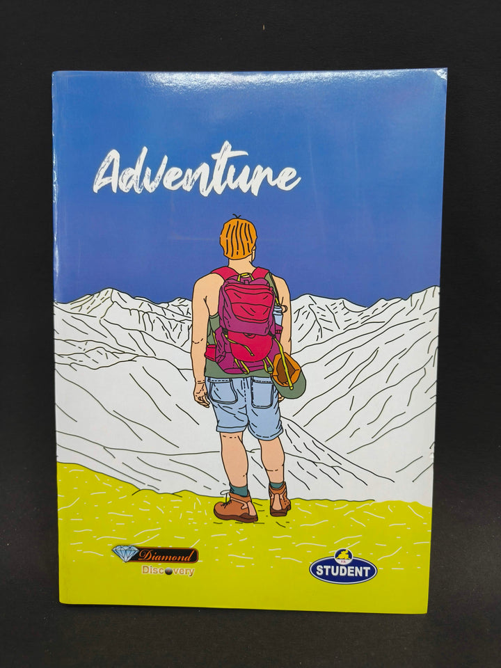 Student | Soft Cover Long Notebook for Student, College and Office | A4 Size (20 cm X 28.5 cm) | Single Line 172 Pages | Pack of 6