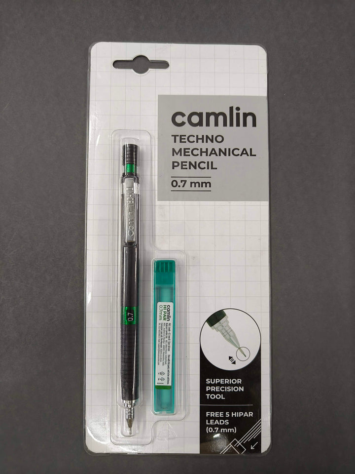 Camlin Kokuyo Techno Exam Mechanical Pencil 0.7 mm – Pack of 1 | Premium Exam Pencil with Dark 0.7mm Lead | Smooth Writing, Precise Grip | Ideal for Board Exams, Competitive Tests, School, Office
