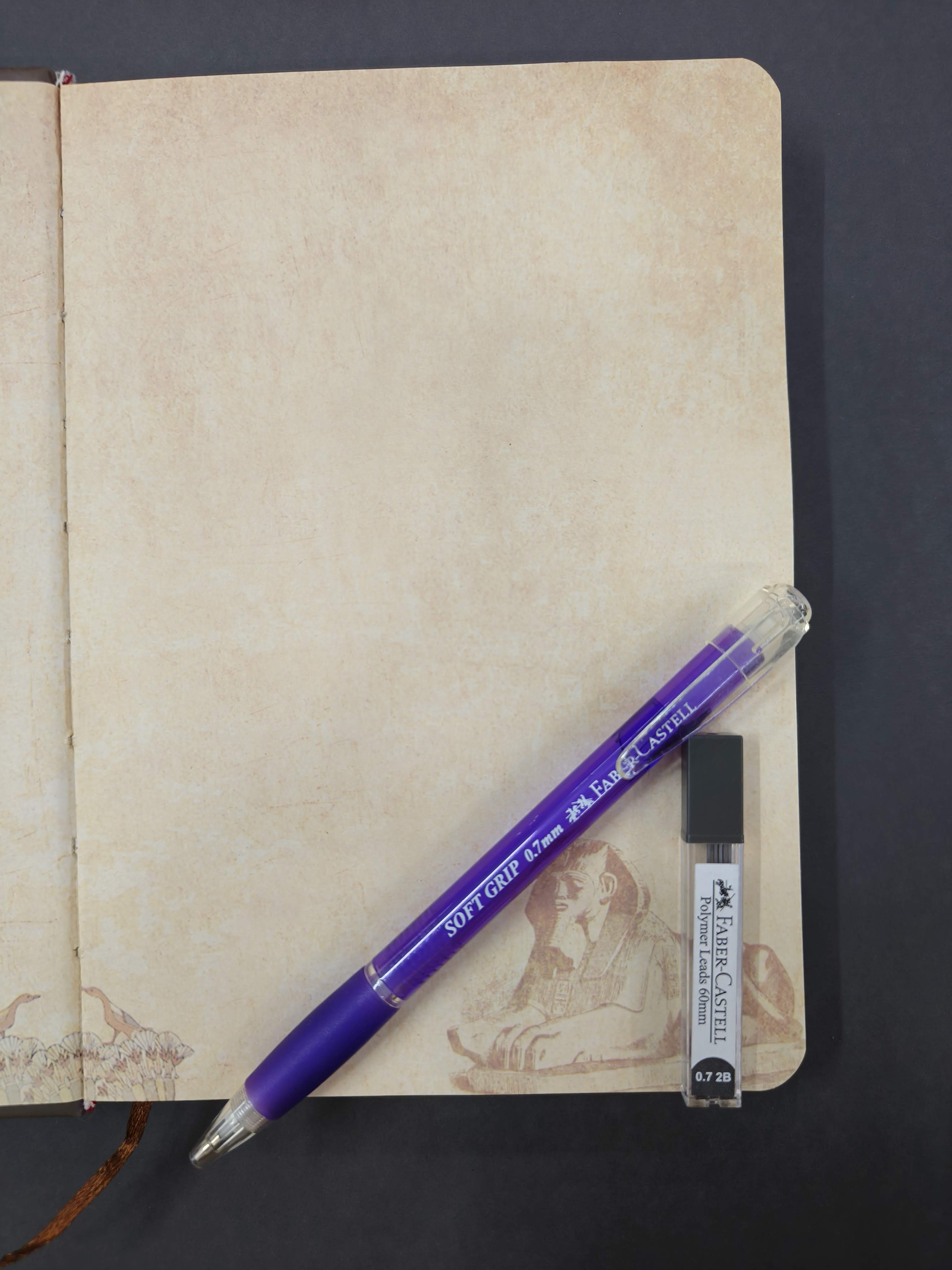 Faber-Castell Soft Grip 0.7 mm Mechanical Pencils | Includes 1 Lead Tube With 5 Leads With Each Black Pencils Pack | Extra Long Twist Eraser | Triangular Barrel For Easy Grip (Assorted Colour)