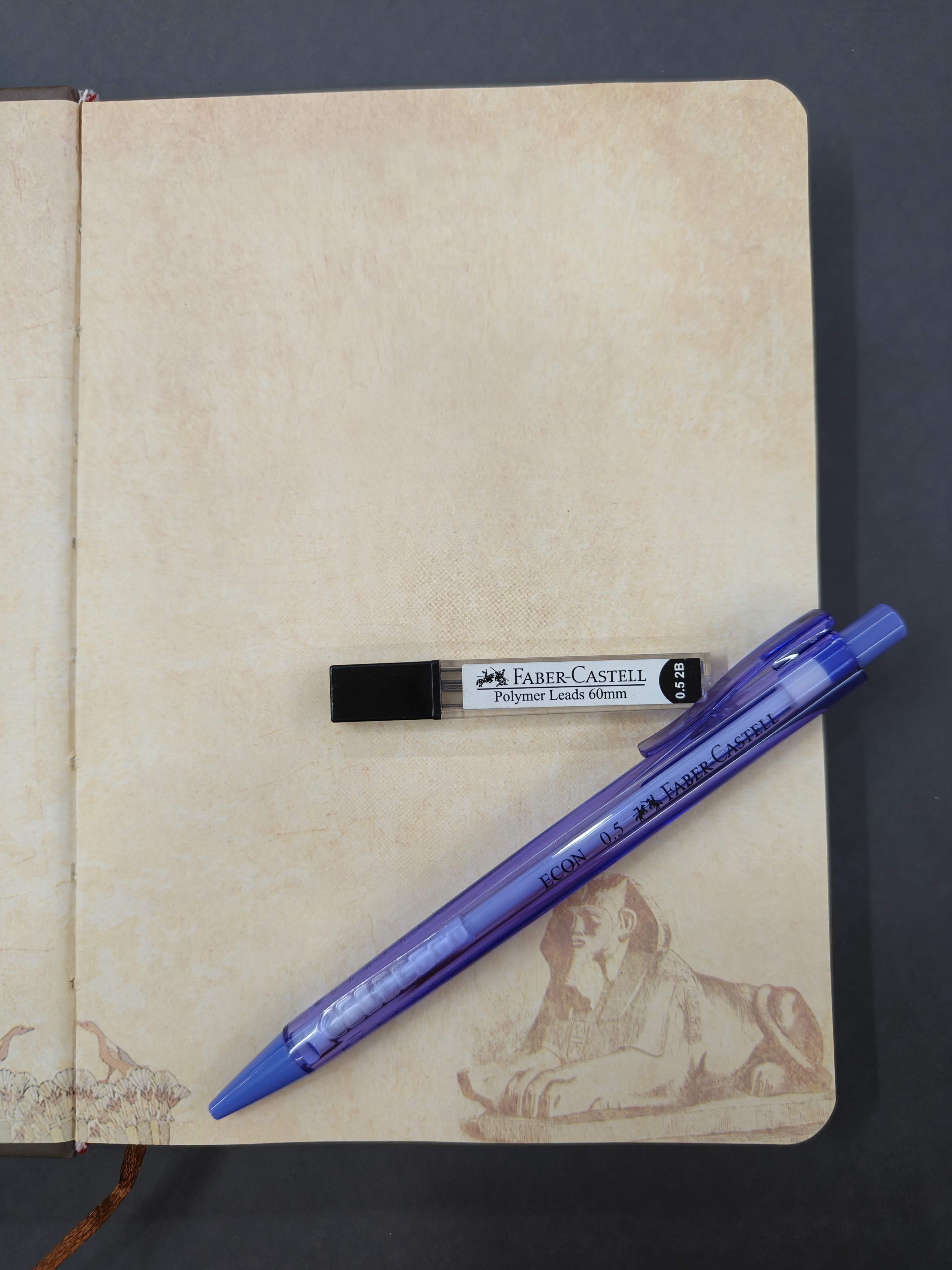 Faber Castell Econ 0.5mm Mechanical Pencil with 5 Lead Tube