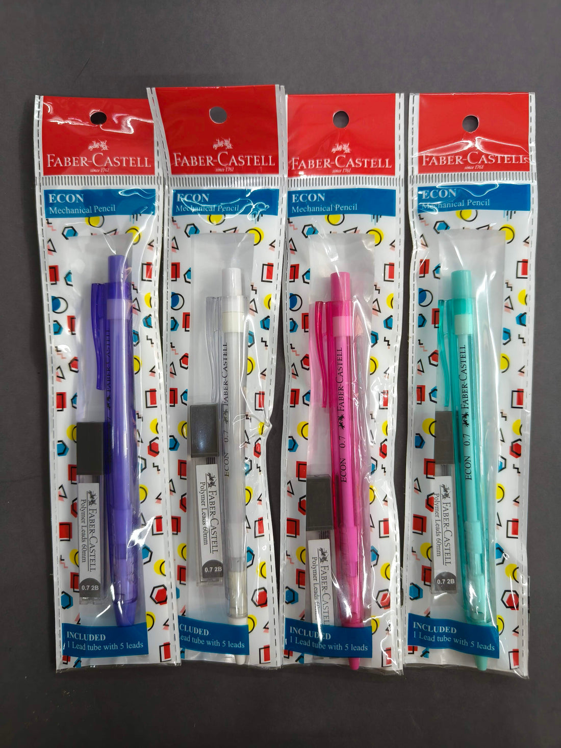 Faber Castell Econ 0.7mm Mechanical Pencil with 5 Lead Tube