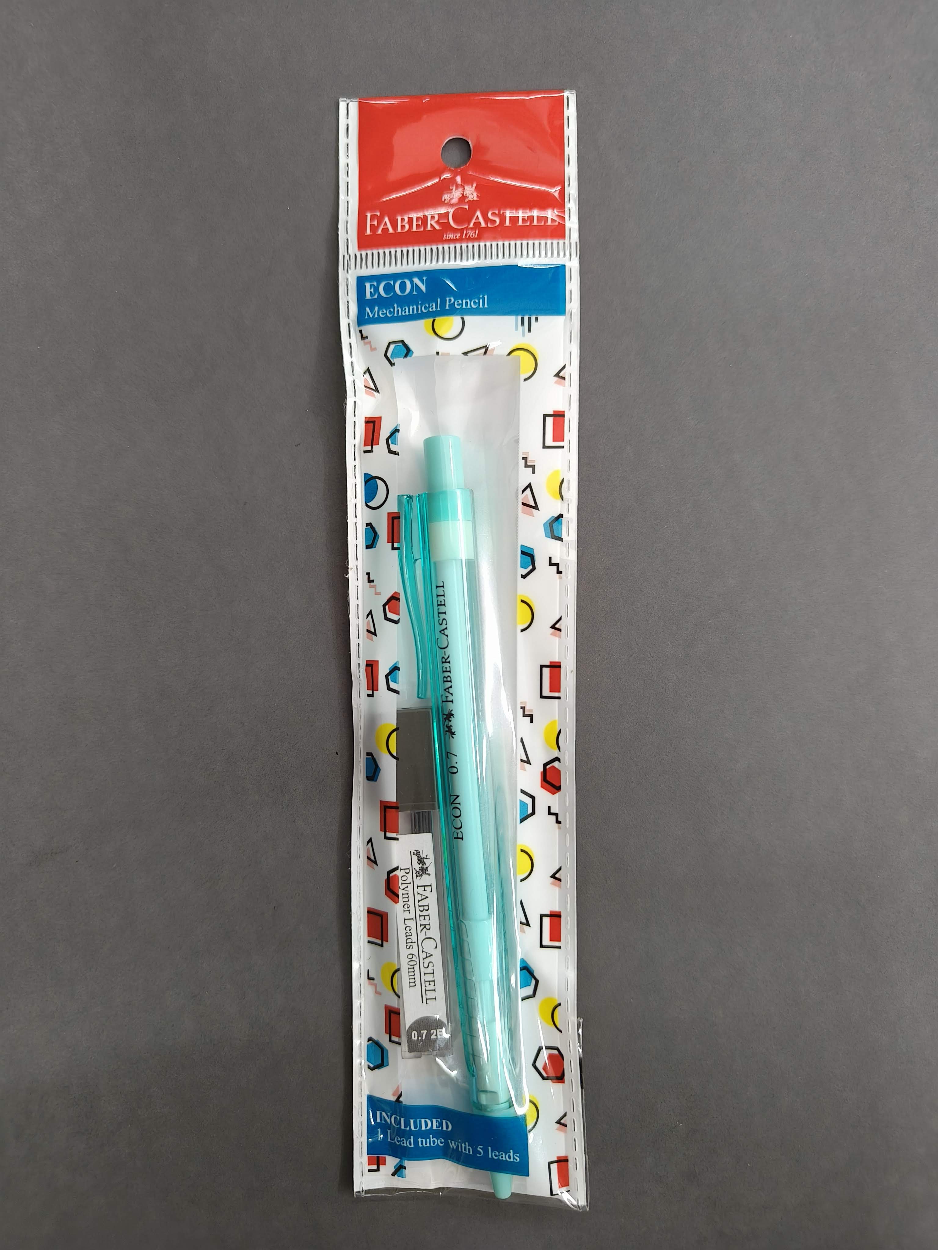 Faber Castell Econ 0.7mm Mechanical Pencil with 5 Lead Tube