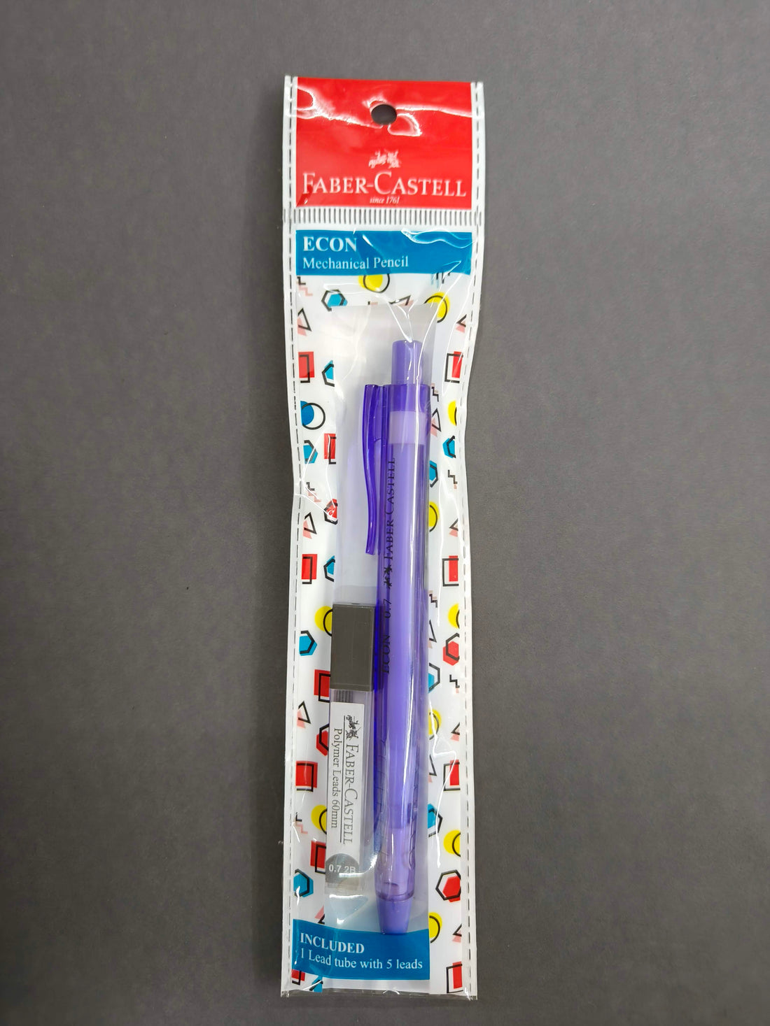 Faber Castell Econ 0.7mm Mechanical Pencil with 5 Lead Tube