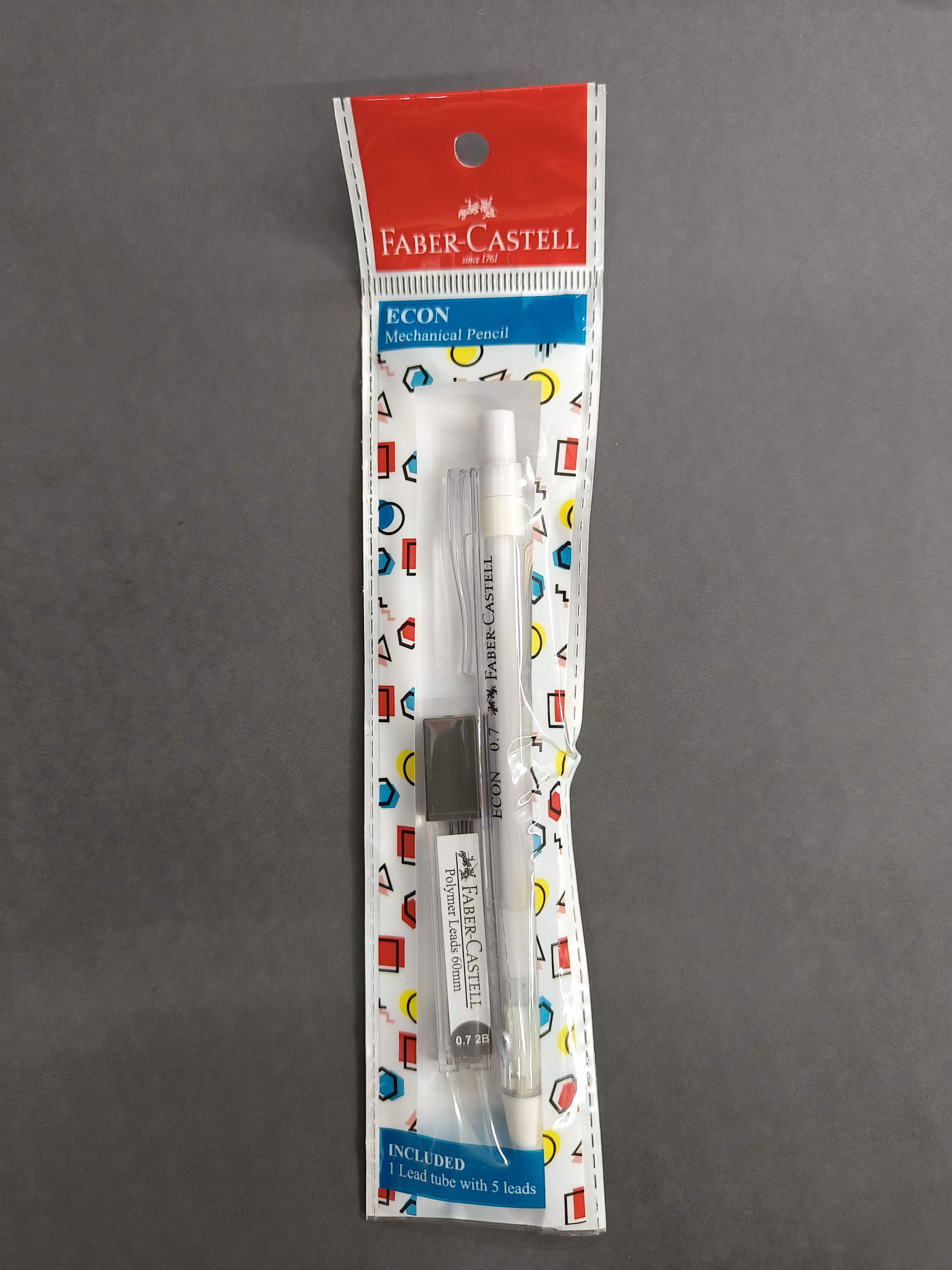 Faber Castell Econ 0.7mm Mechanical Pencil with 5 Lead Tube