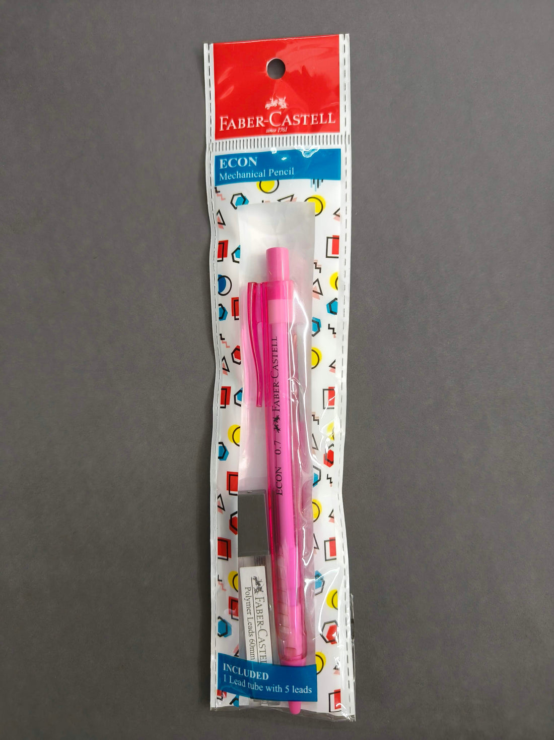 Faber Castell Econ 0.7mm Mechanical Pencil with 5 Lead Tube