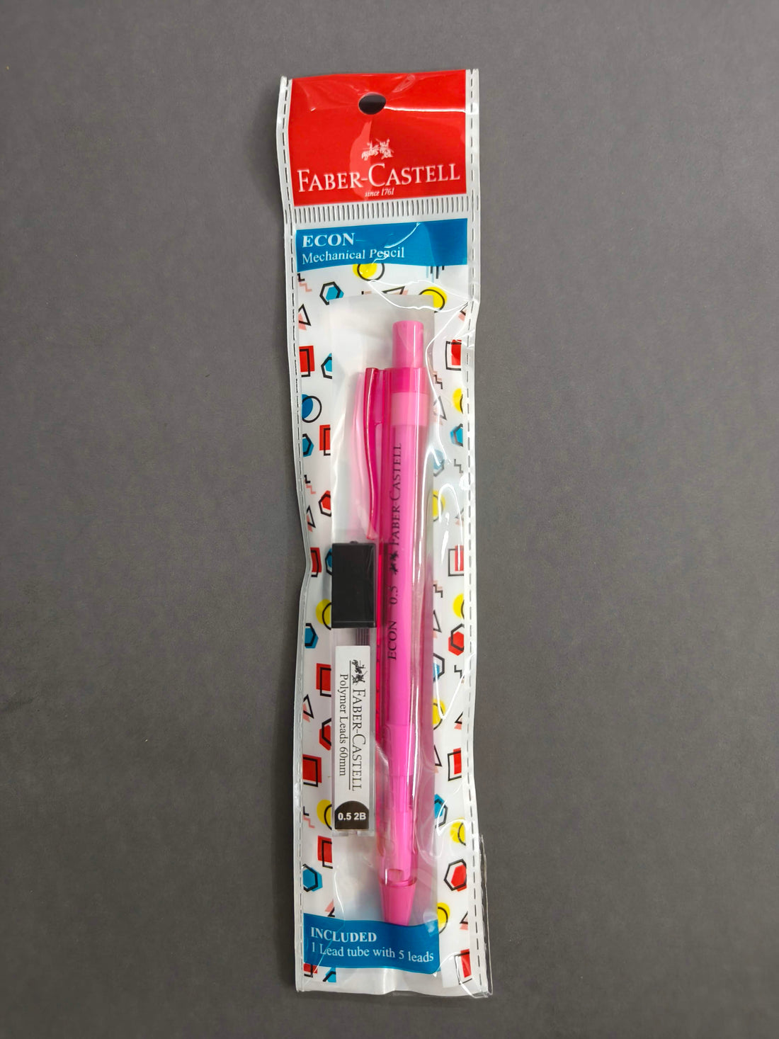 Faber Castell Econ 0.5mm Mechanical Pencil with 5 Lead Tube