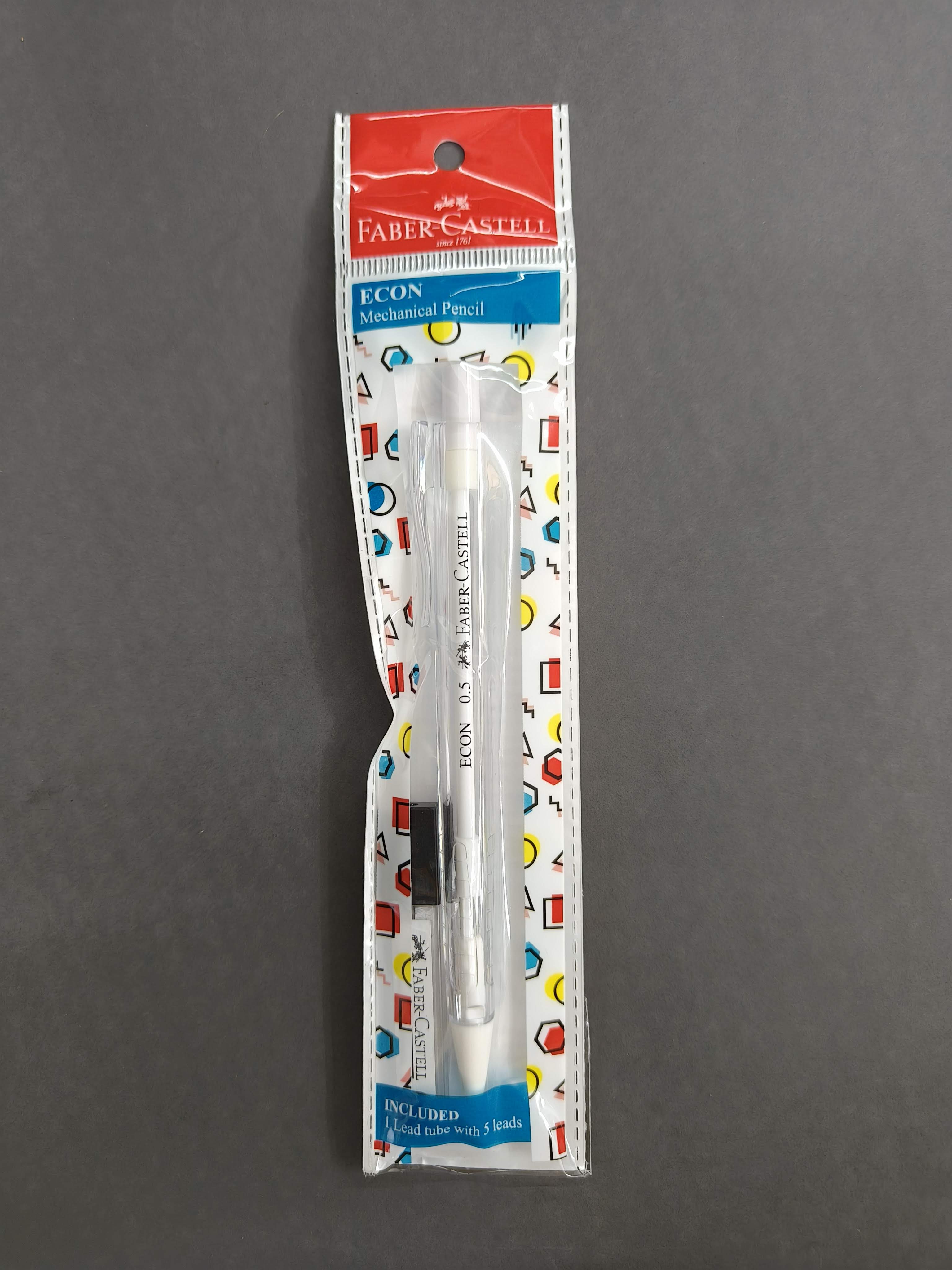Faber Castell Econ 0.5mm Mechanical Pencil with 5 Lead Tube