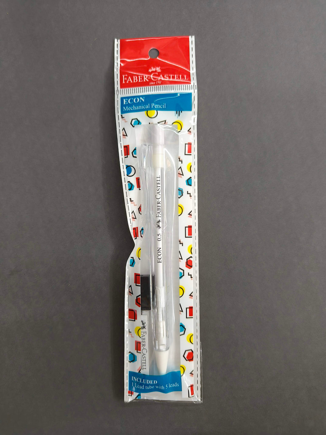 Faber Castell Econ 0.5mm Mechanical Pencil with 5 Lead Tube