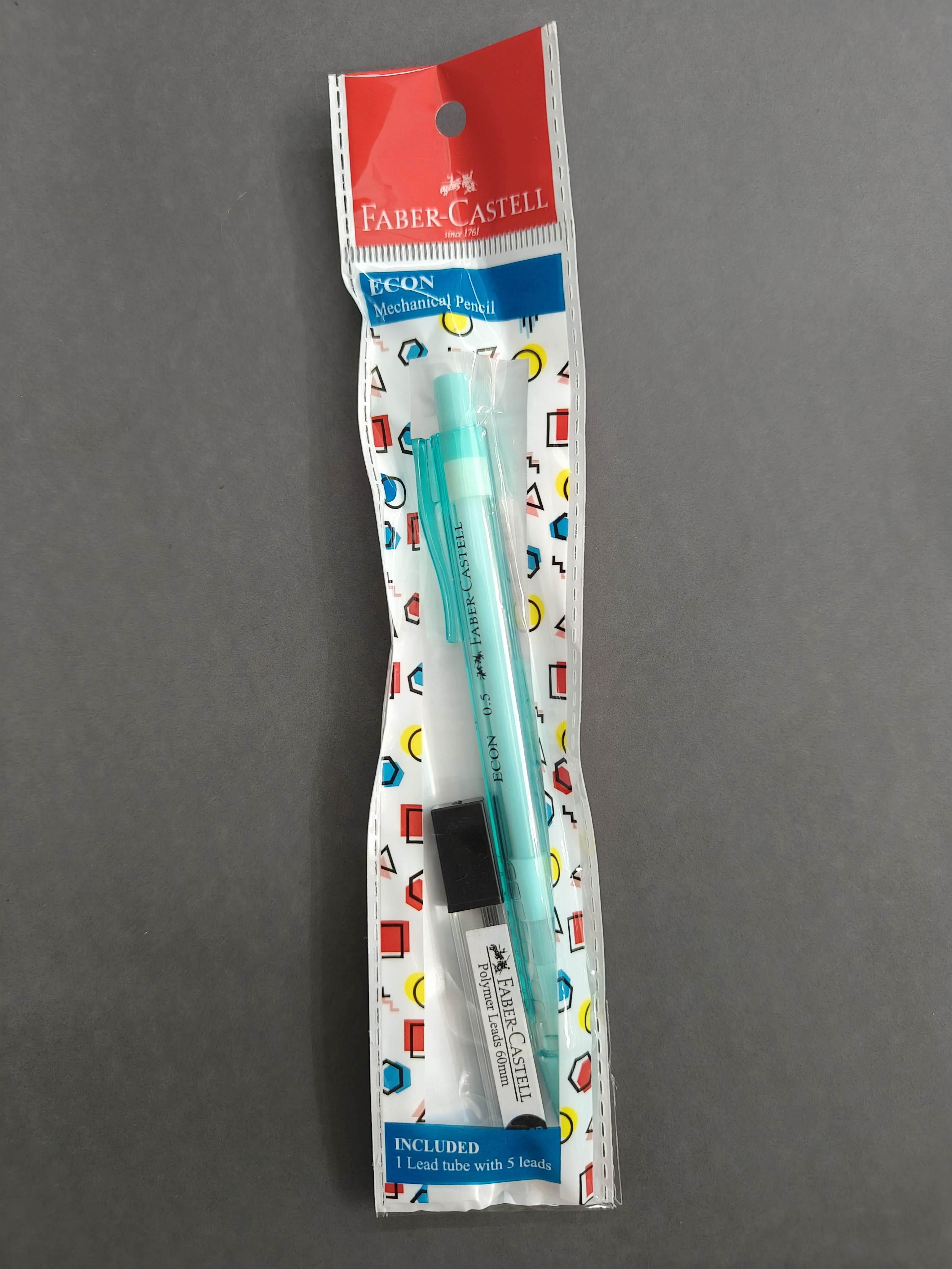 Faber Castell Econ 0.5mm Mechanical Pencil with 5 Lead Tube