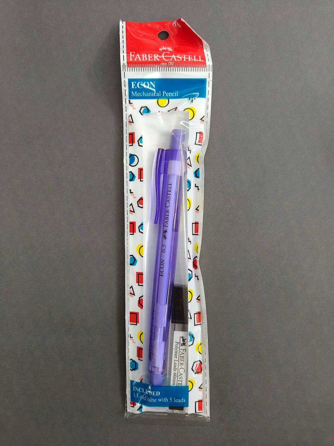 Faber Castell Econ 0.5mm Mechanical Pencil with 5 Lead Tube