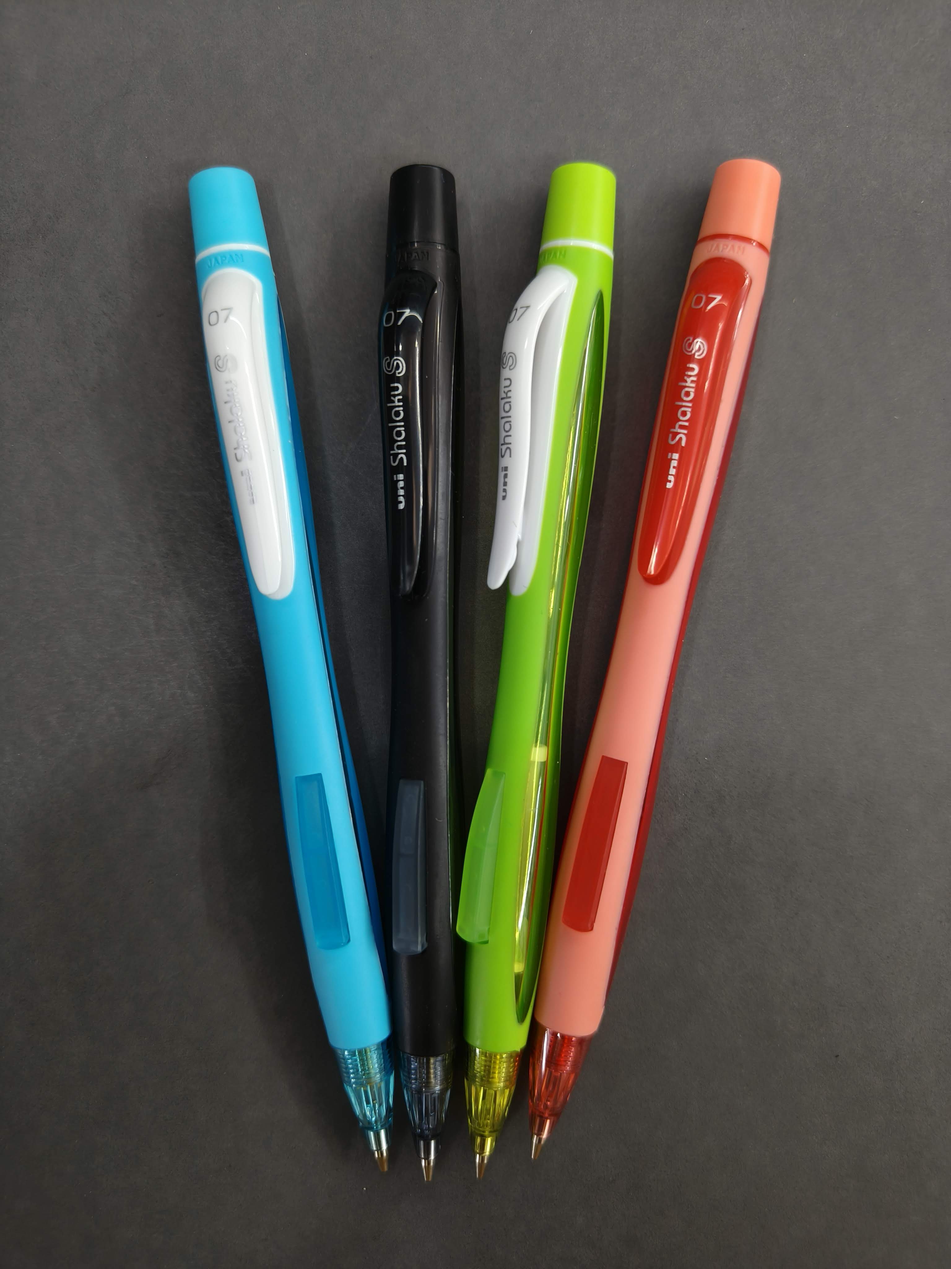 Uni-ball Shalaku 0.7 mm Mechanical Pencil (M7-228) | Rubberized Body with Unique Side Click Mechanism