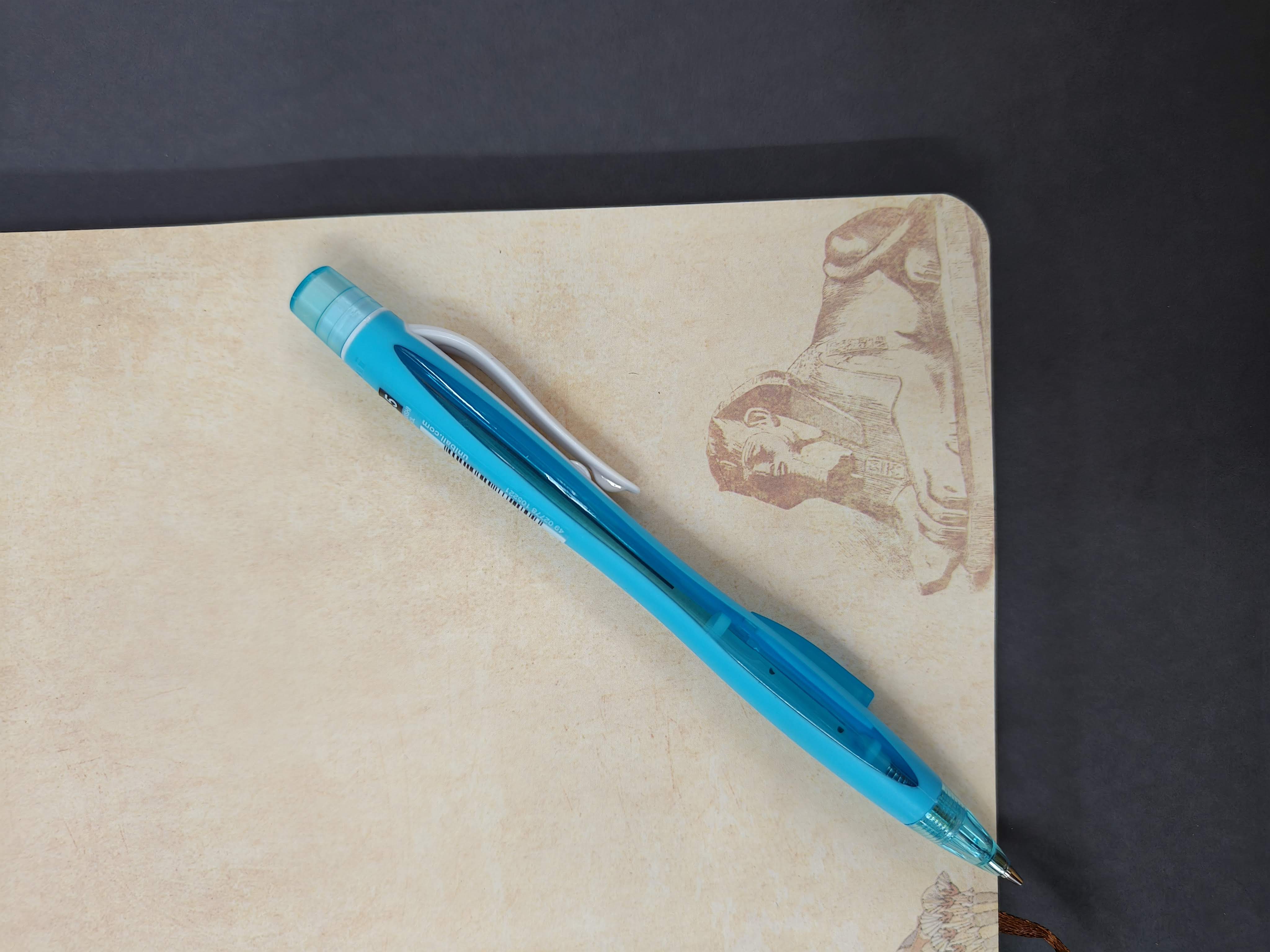 Uniball Shalaku 0.5mm Mechanical Pencil (M5-228) | Rubberized Body with Unique Side Click Mechanism