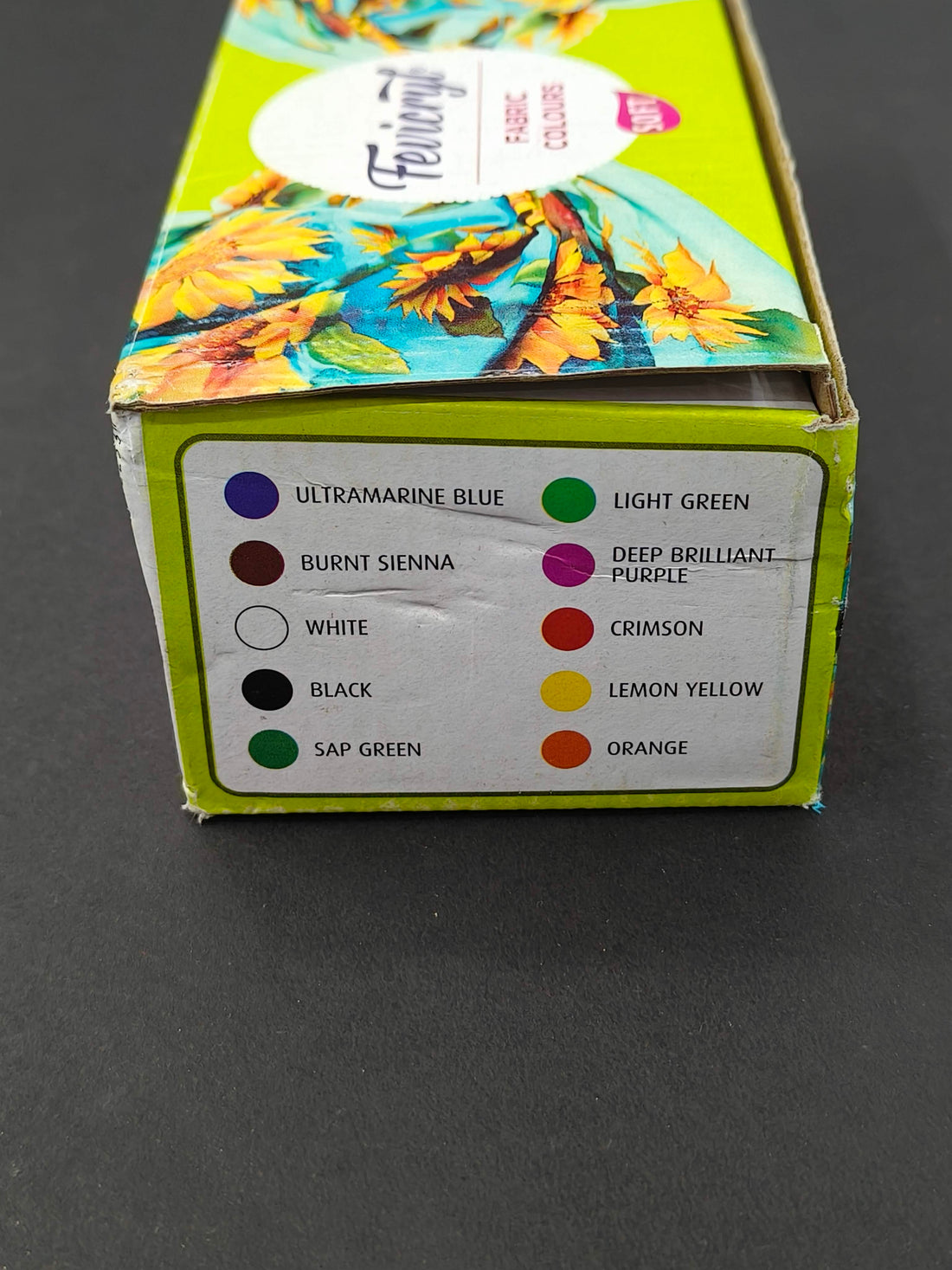 Pidilite Fevicryl Fabric Colour Kit- 20ml for Fabric Painting (10 X 20ml, Multicolour), Gift for artists, children, boys & girls