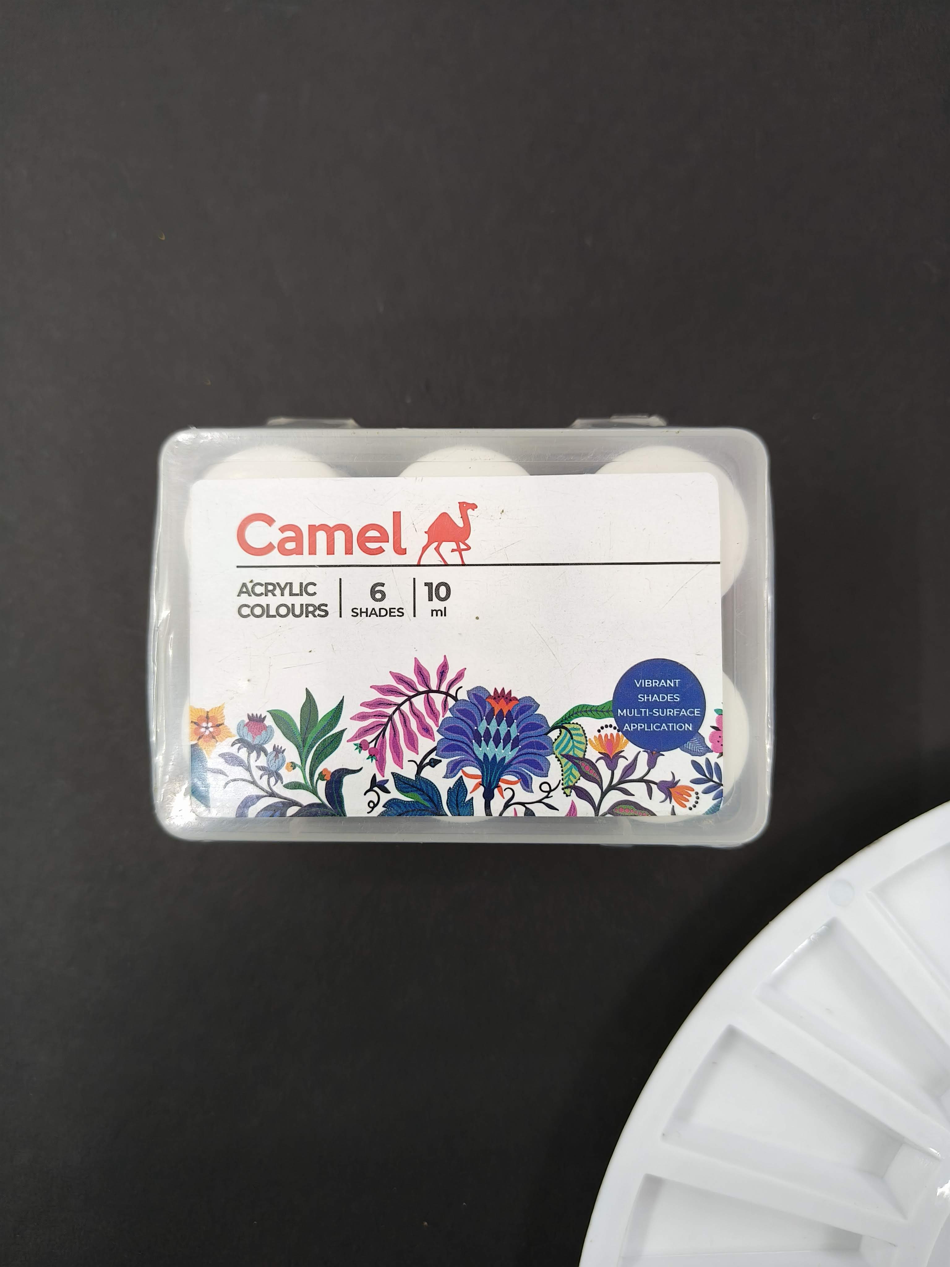 Camel Fabrica Acrylic Ultra Colors - 10ml Each, 6 Shades