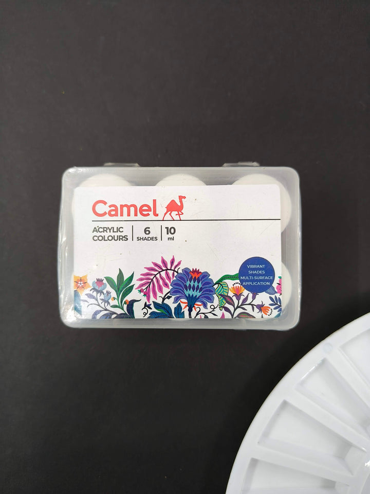 Camel Fabrica Acrylic Ultra Colors - 10ml Each, 6 Shades