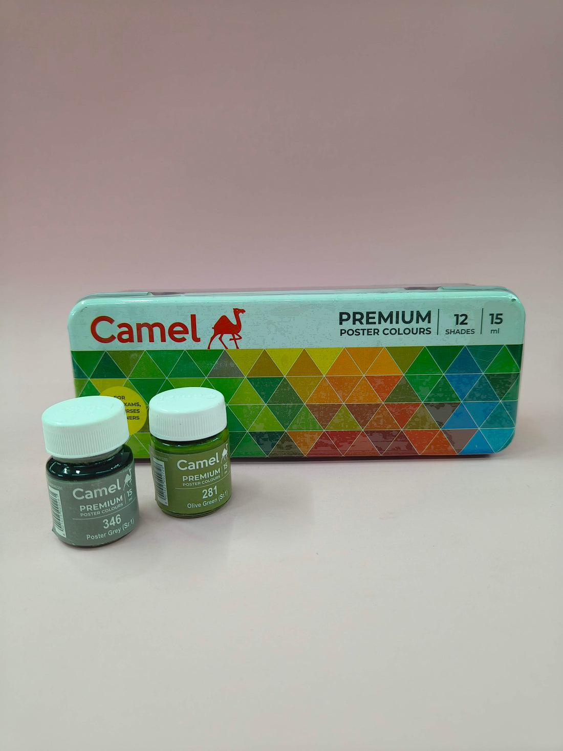 Camel Premium Poster Color - 15ml Each, 12 Shades