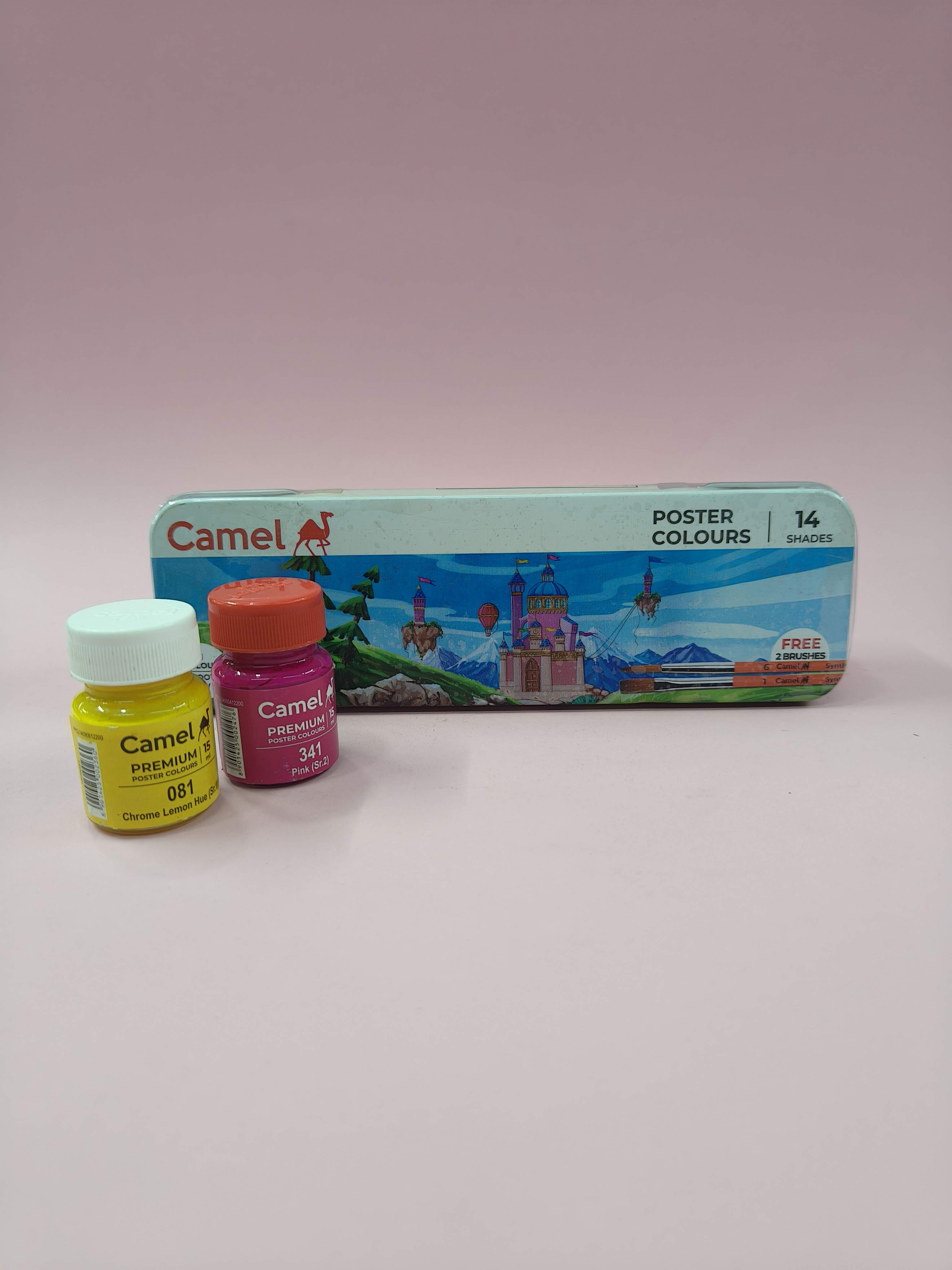 Camel Kokuyo Poster Color - 10ml Each, 14 Shades