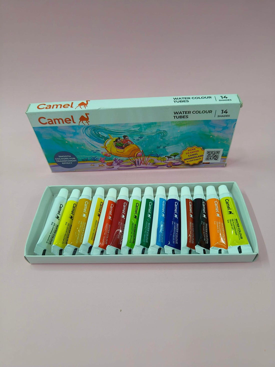 Camel Student Water Color Tube - 5ml Tubes, 14 Shades