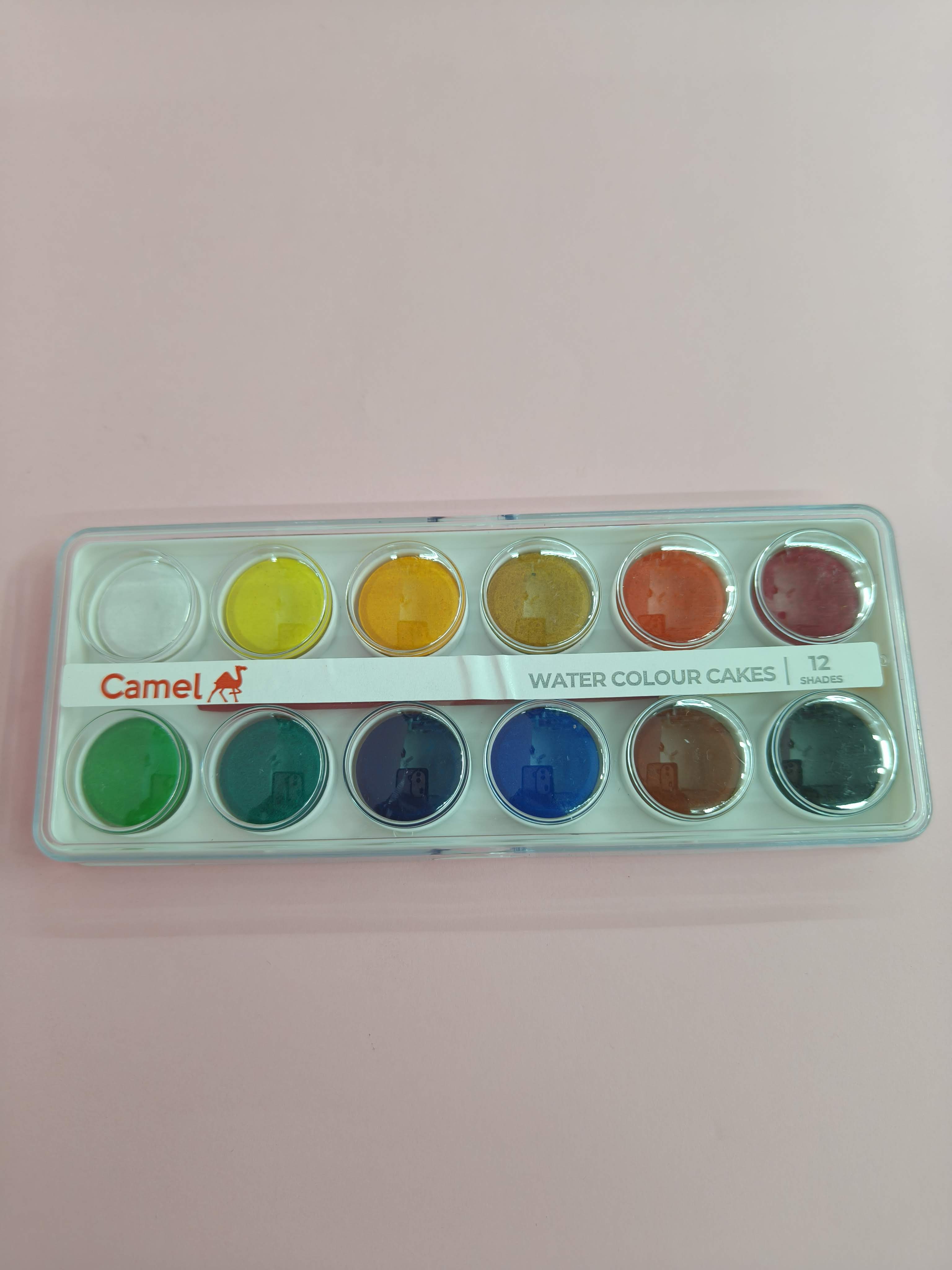 Camel Student Water Color Cakes - 12 Shades