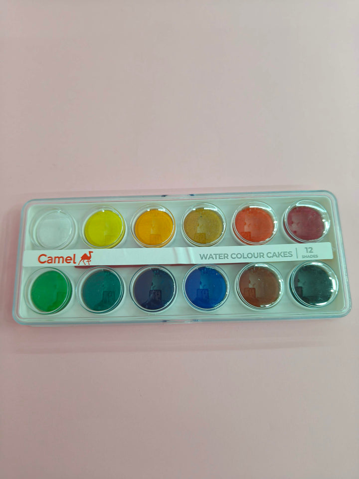 Camel Student Water Color Cakes - 12 Shades