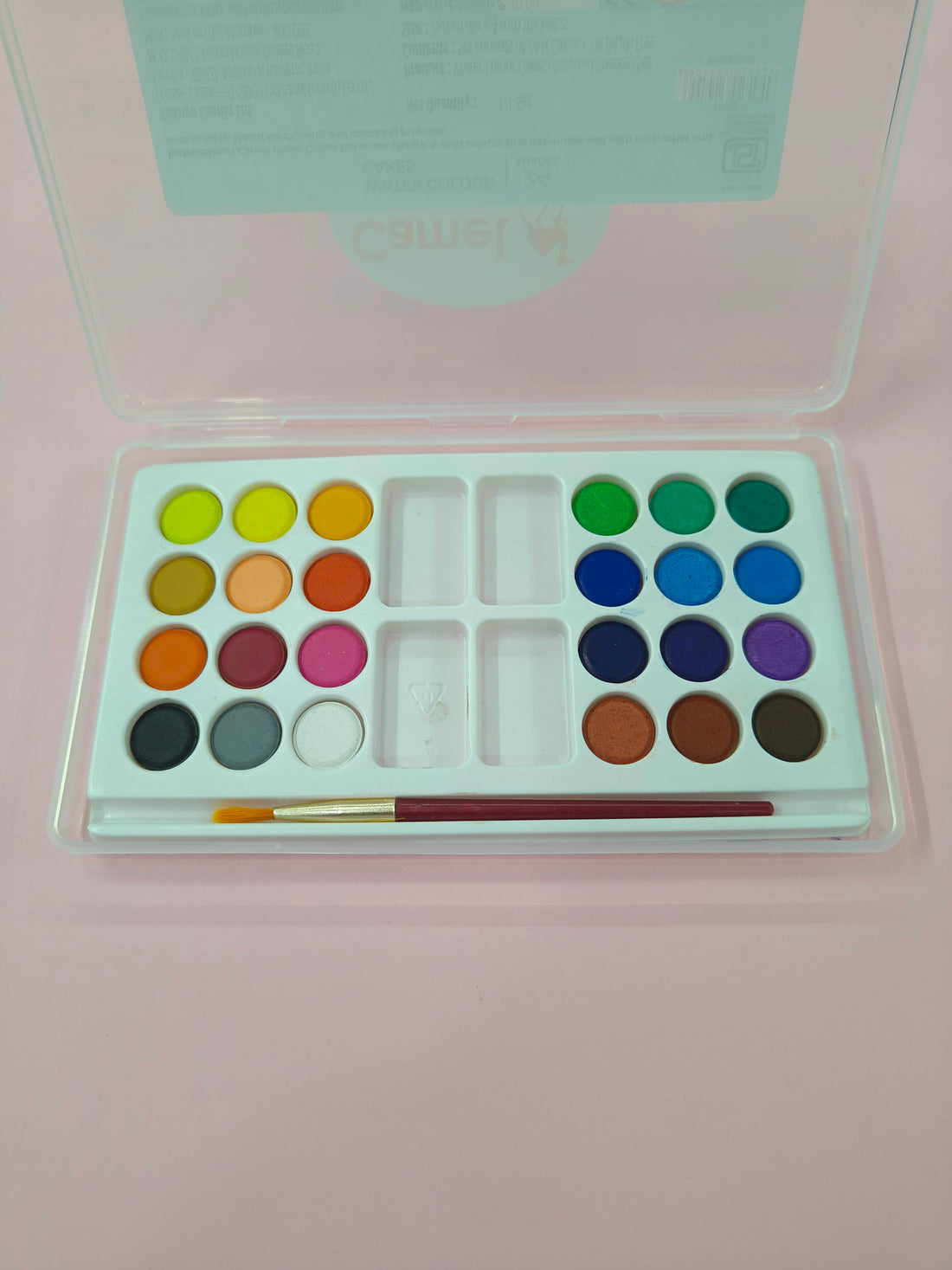 Camel Student 24-Shade Water Color Cake Set