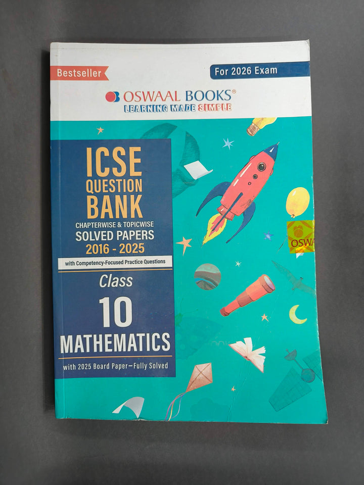 Mathematics | Gurukul by Oswal Most Likely ICSE Question Bank Class 10 Maths for 2026 Exam