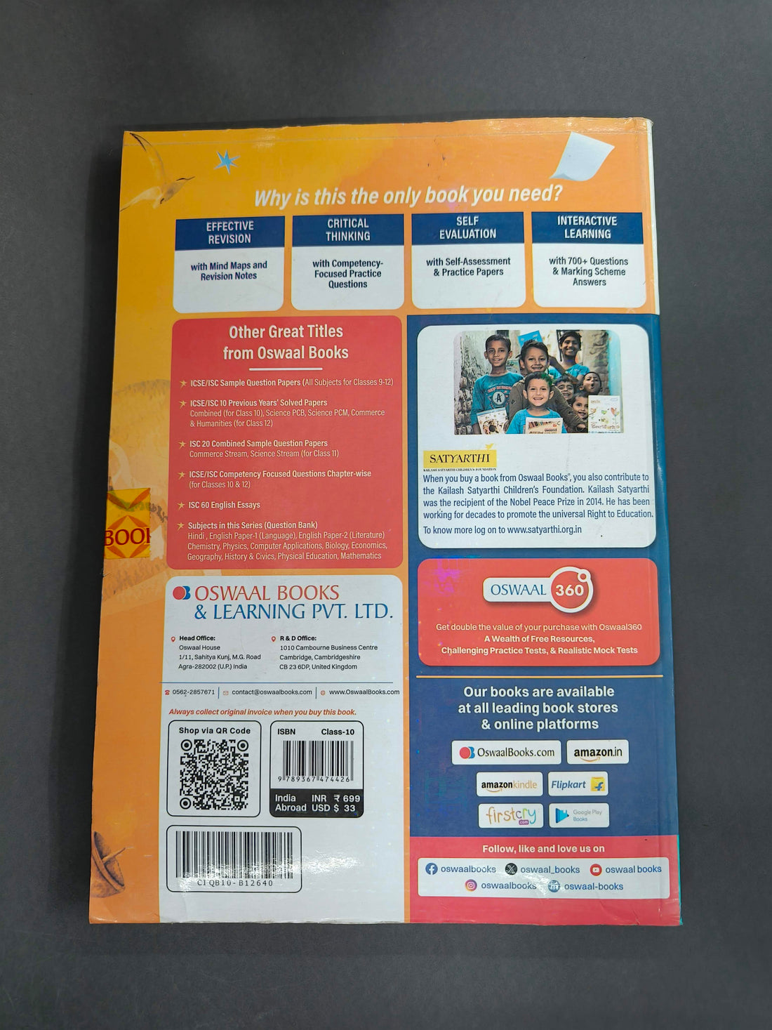 Mathematics | Gurukul by Oswal Most Likely ICSE Question Bank Class 10 Maths for 2026 Exam