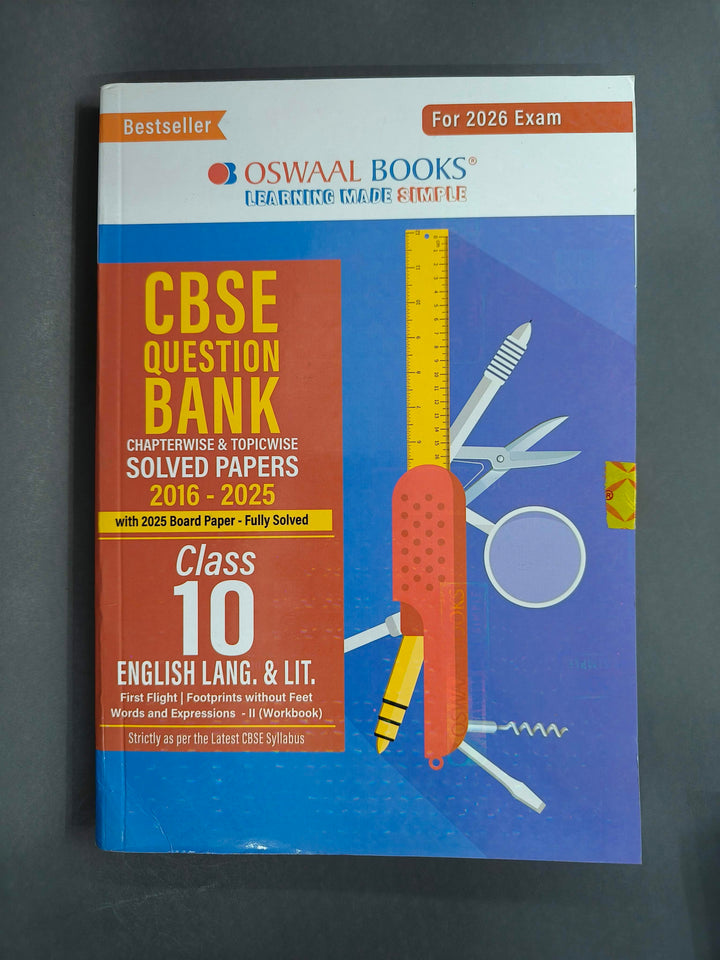ENGLISH LANGUAGE & LITERATURE | Oswaal CBSE Question Bank For Class 10 | Based On Latest CBSE Syllabus with 800+ Questions | Chapterwise and Topicwise SOLVED PAPERS With Mind Maps & Revision Notes For 2026 Exam
